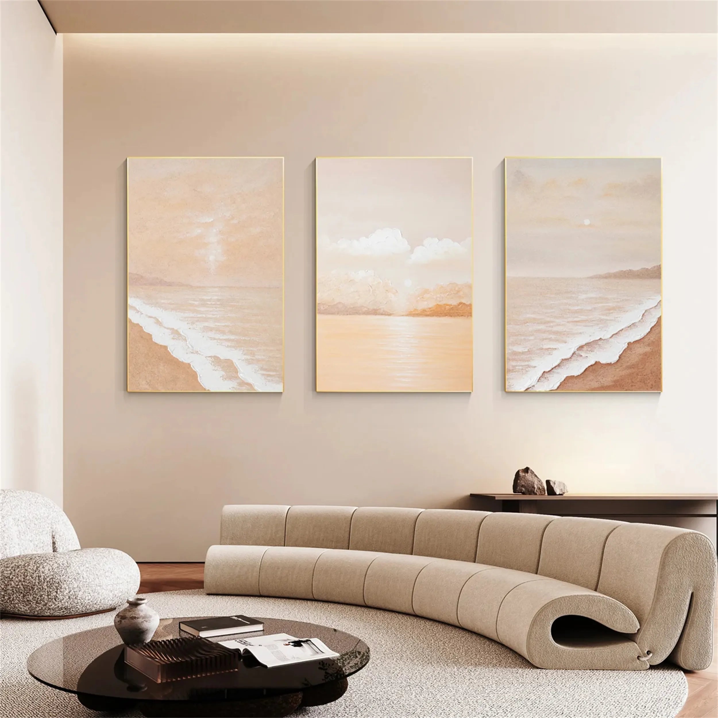 Ocean And Sky Painting Set of 3 #OS 153