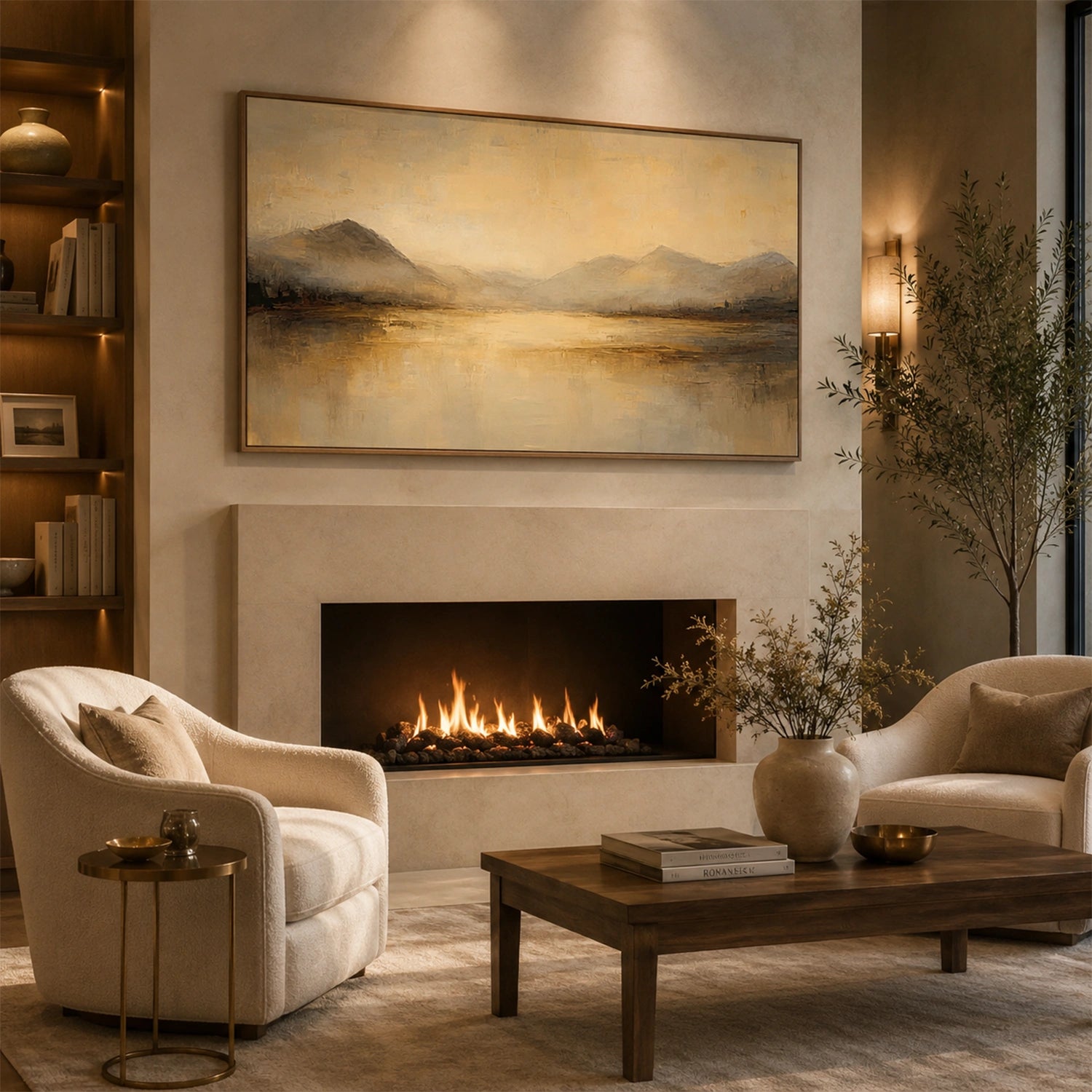 Minimalist Mountain Canvas # MM450