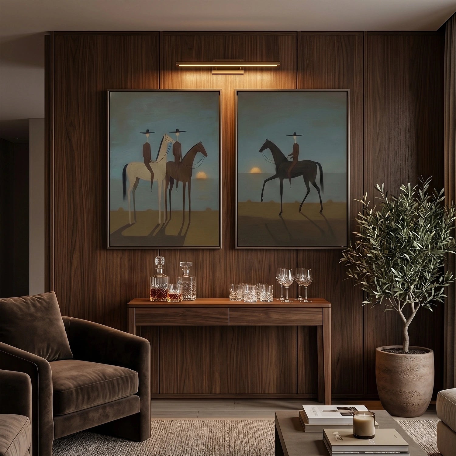 Americana Wall Art Set of 2  #VE071