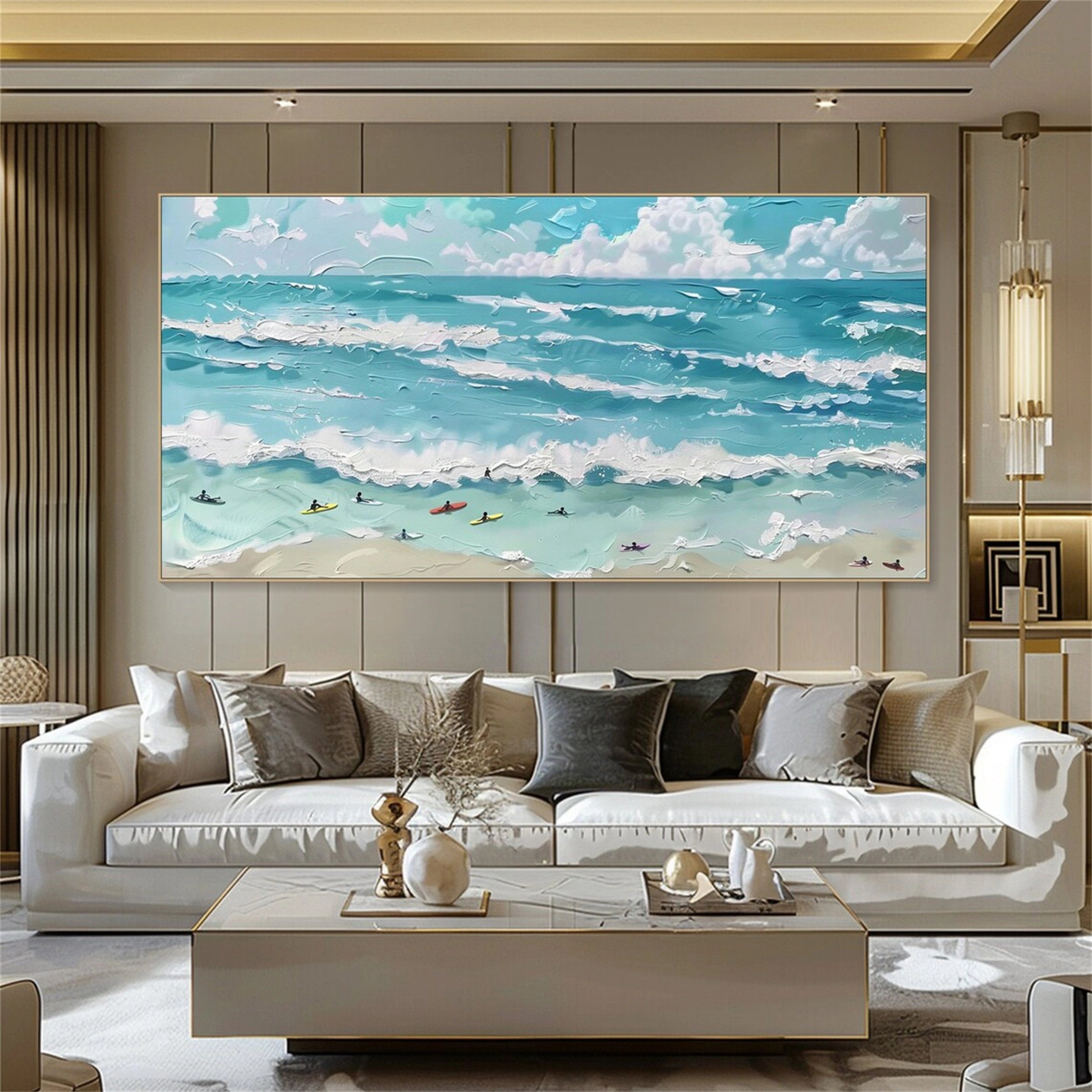 Ocean And Sky Painting #OS 074