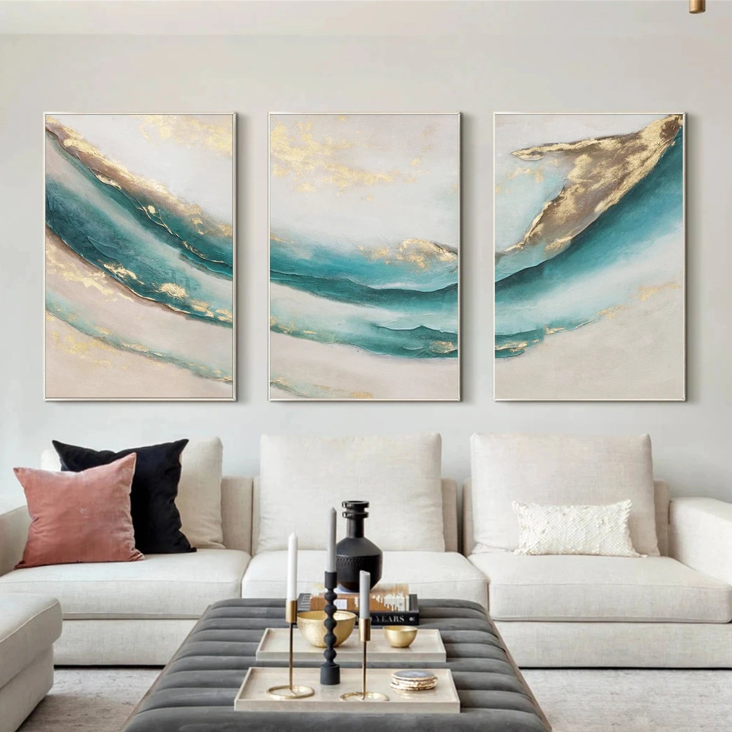 Abstract Texture  Set of 3 Wall Art #AB546