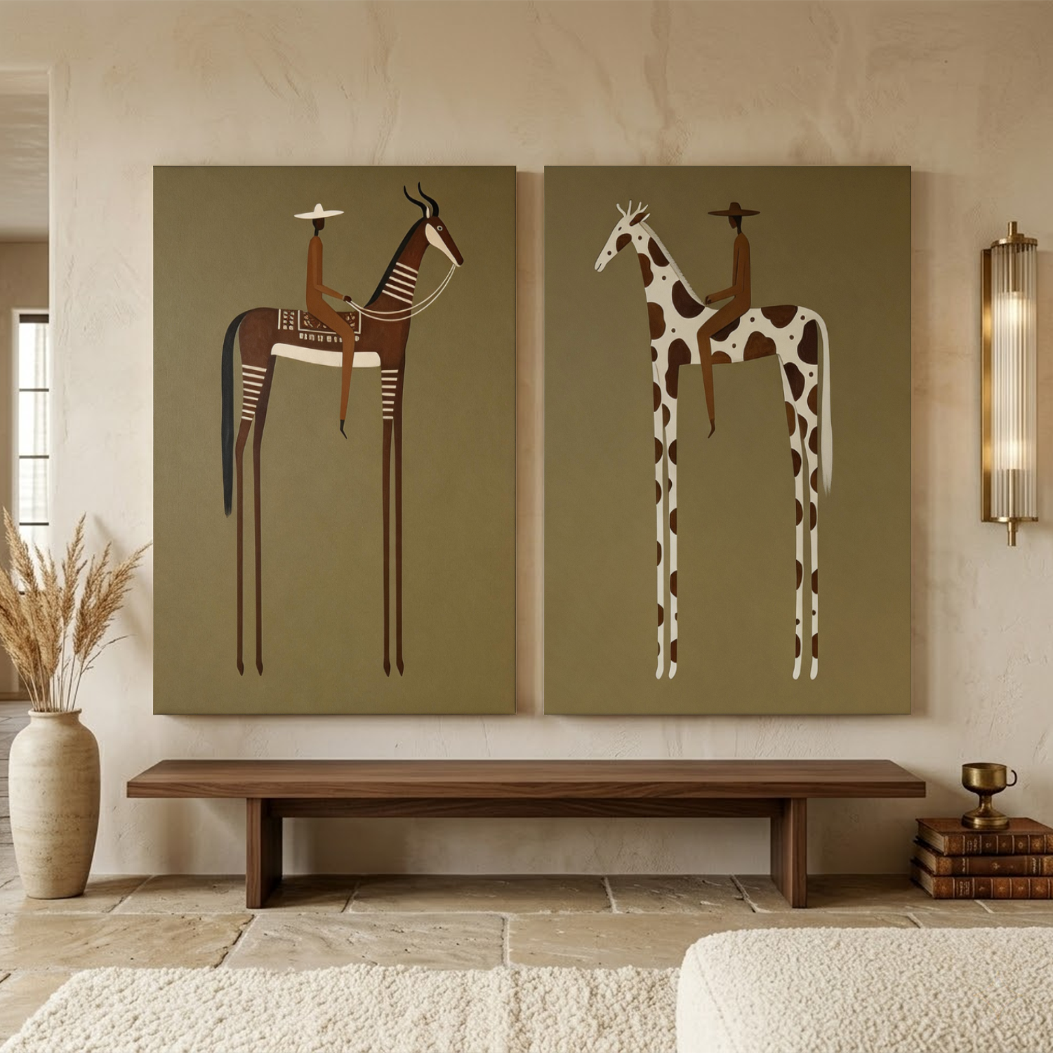 Americana Wall Art Set of 2 #VE053