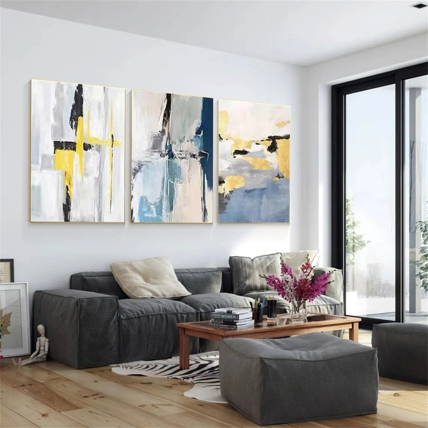 Abstract Painting Set of 3 #AB222