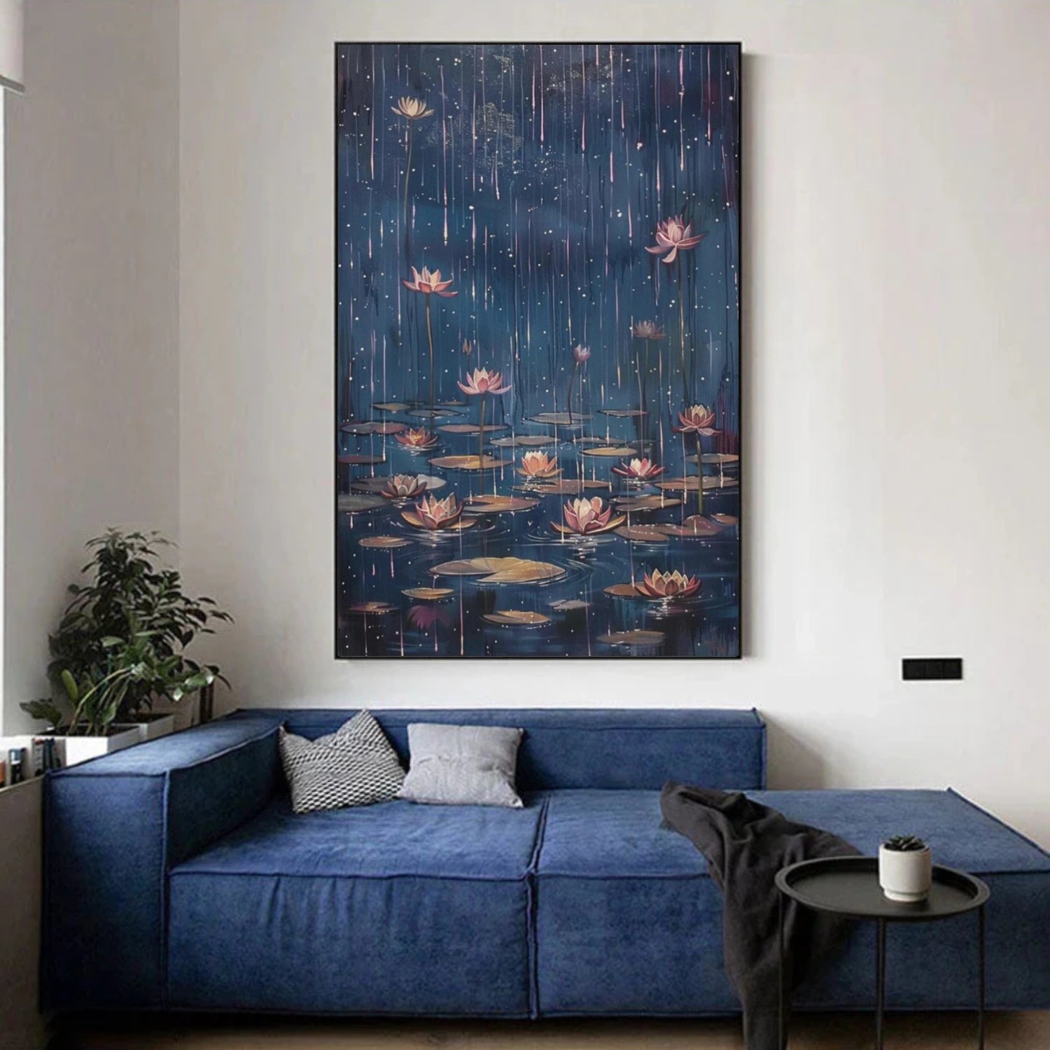 Flower & Tree Abstract Textured Canvas # FT 360