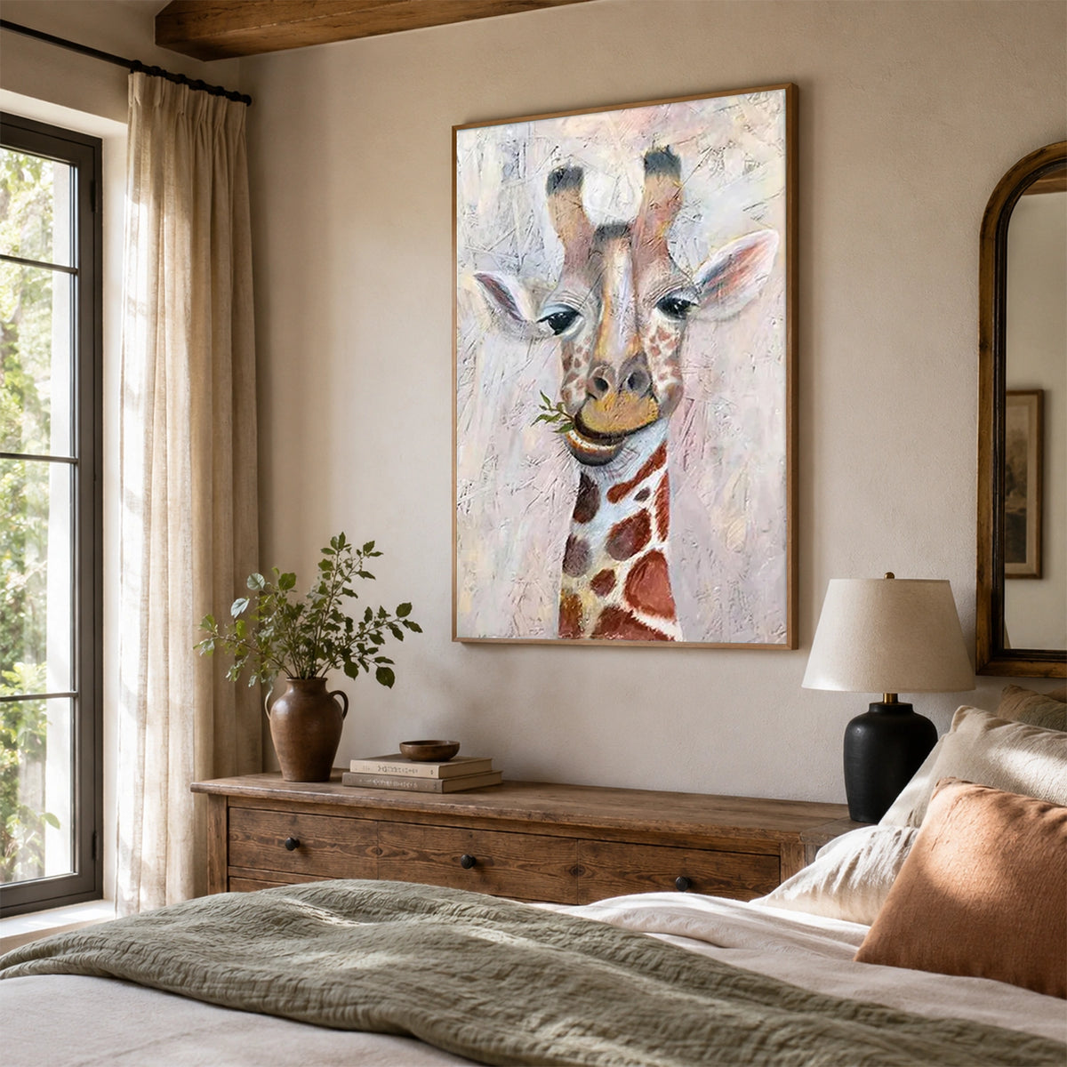 Abstract Animal Canvas Art #AP258