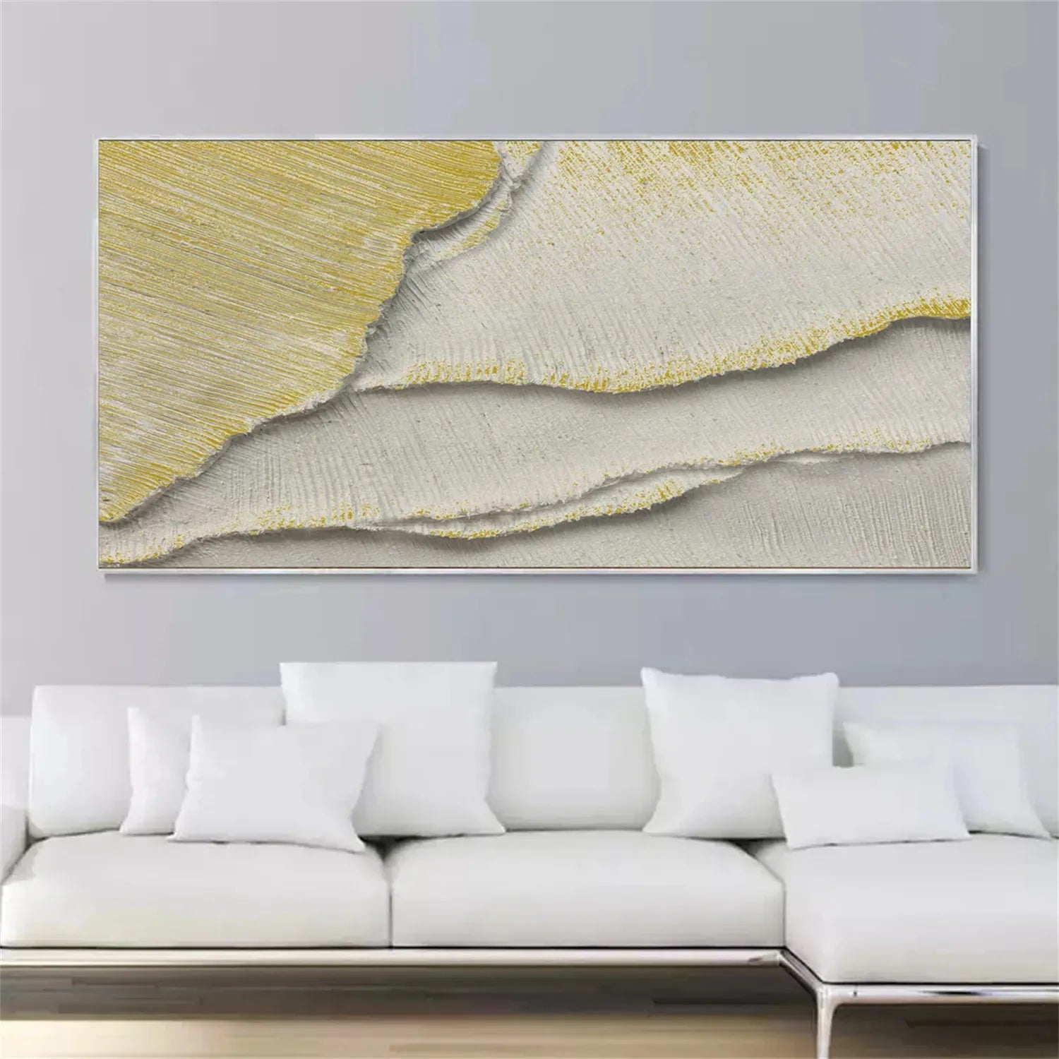 Plaster Art Minimalist Textured Painting #MM299