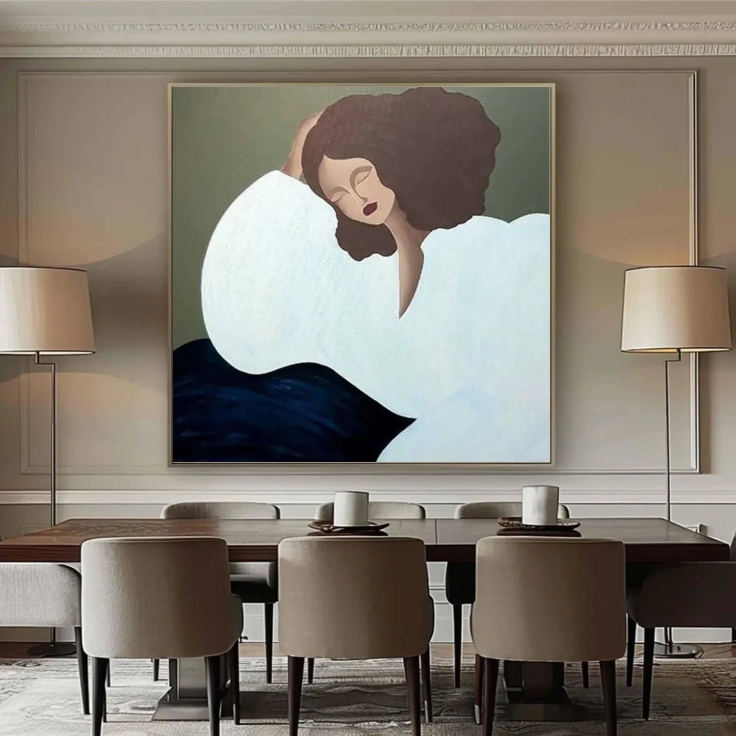 Abstract Portrait Wall Art #PT014