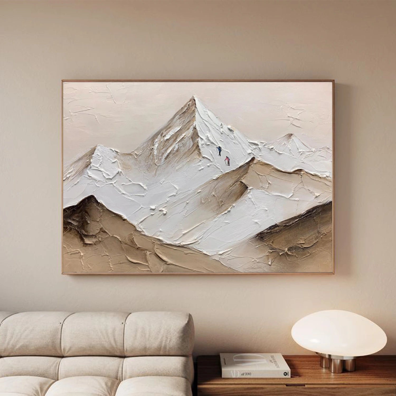 Minimalist Mountain Texture Canvas # MM408