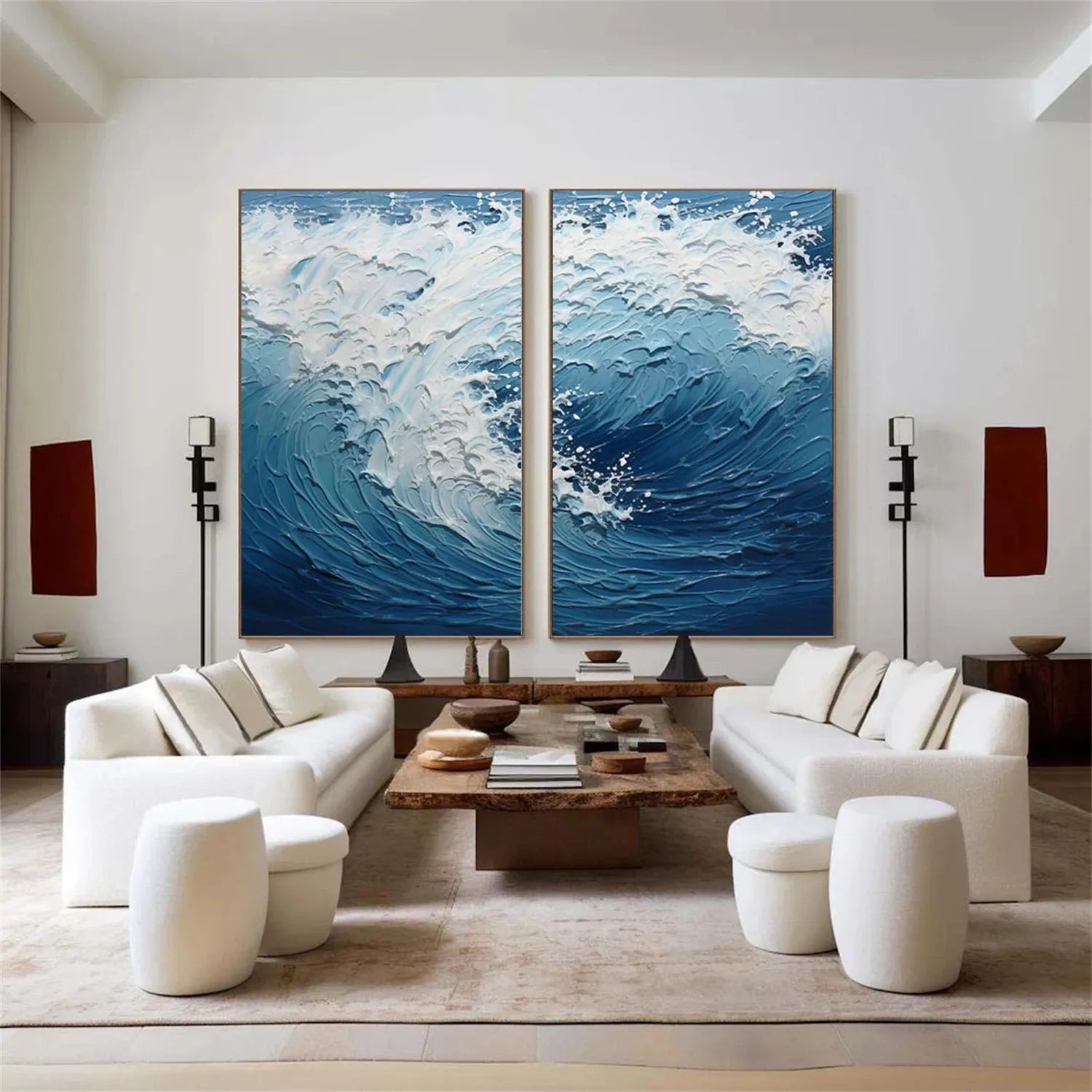 Ocean And Sky Painting Set of 2#OS 196