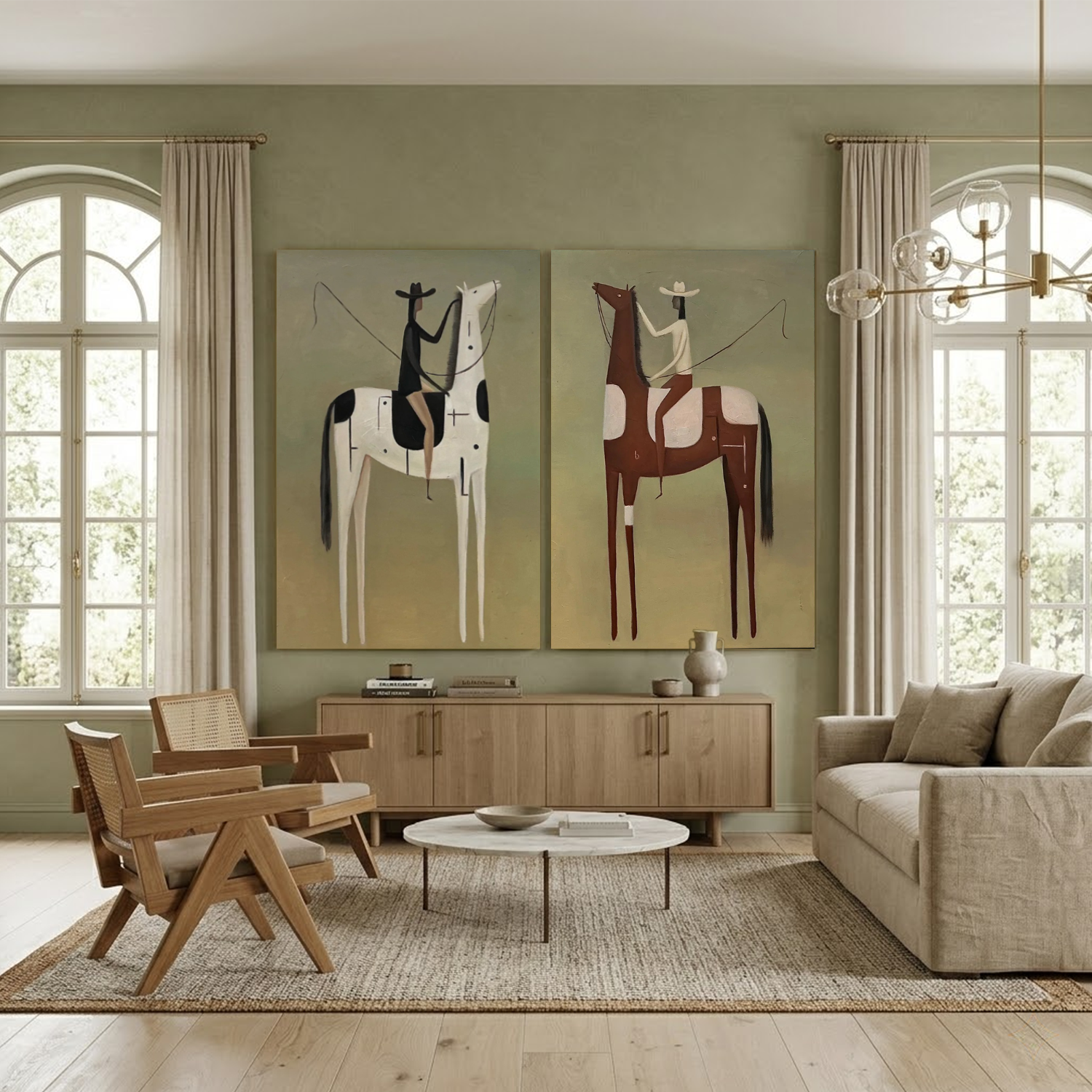 Americana Wall Art Set of 2 #VE055