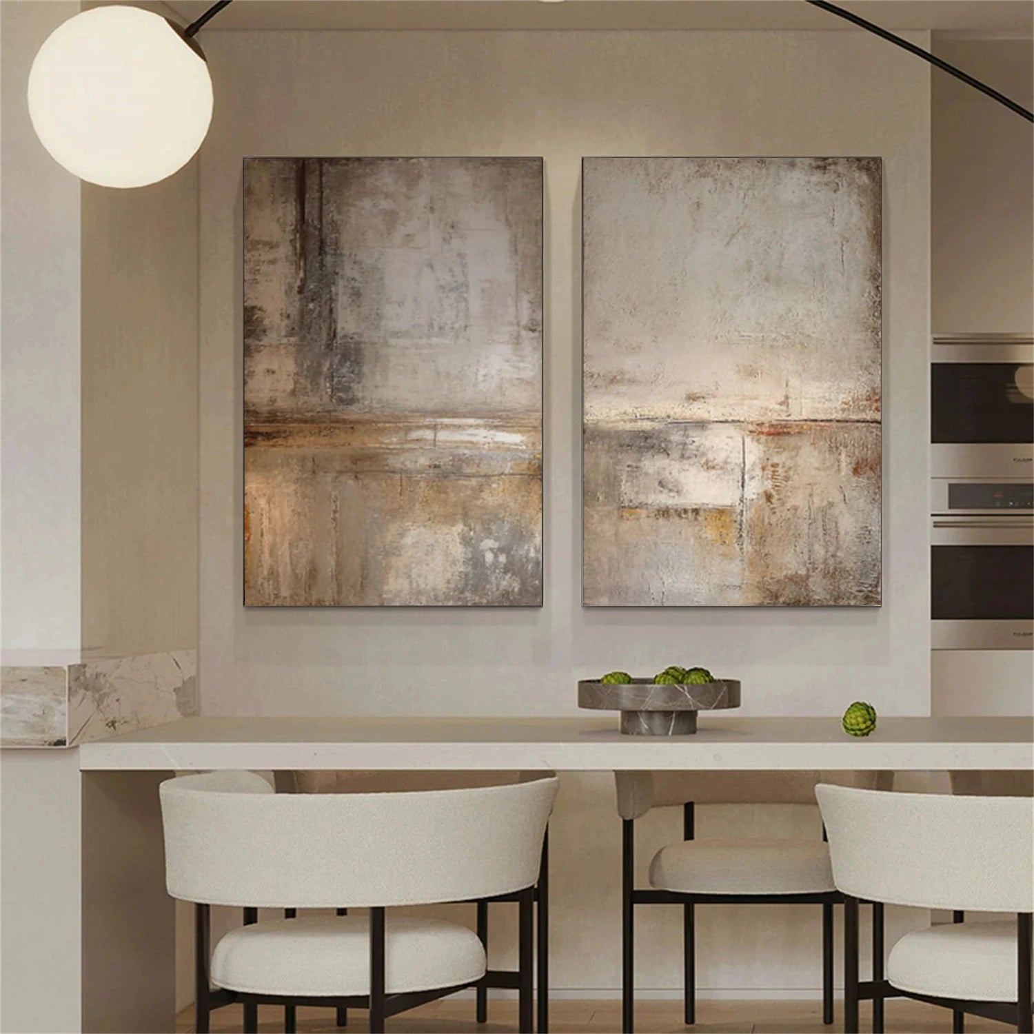 Abstract Wall Art Set of 2 #AB612