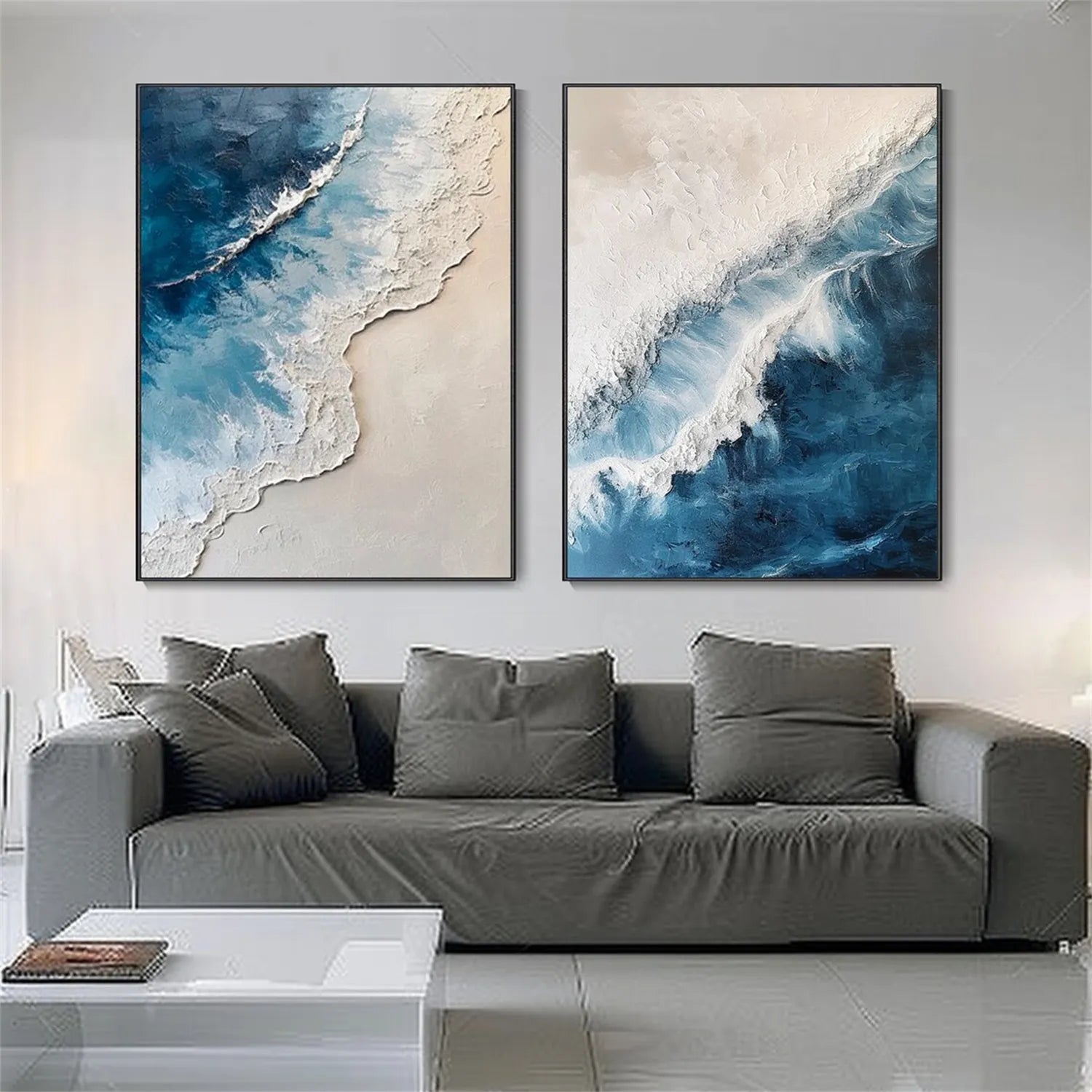 Ocean And Sky Painting Set of 2#OS 198