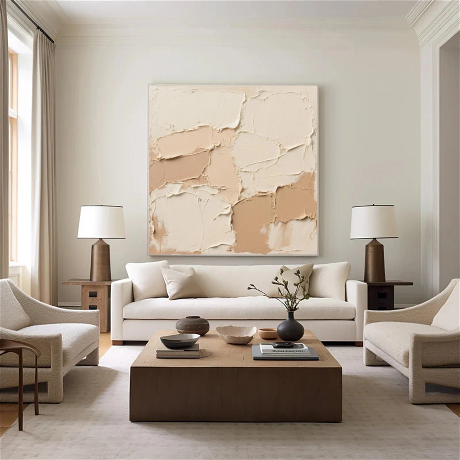 Abstract Textured Wall Art #AB640