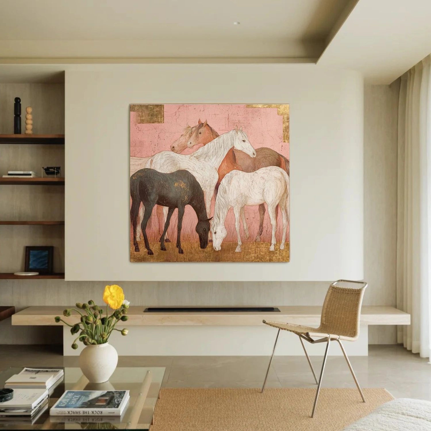 Abstract Animal Canvas Art #AP213