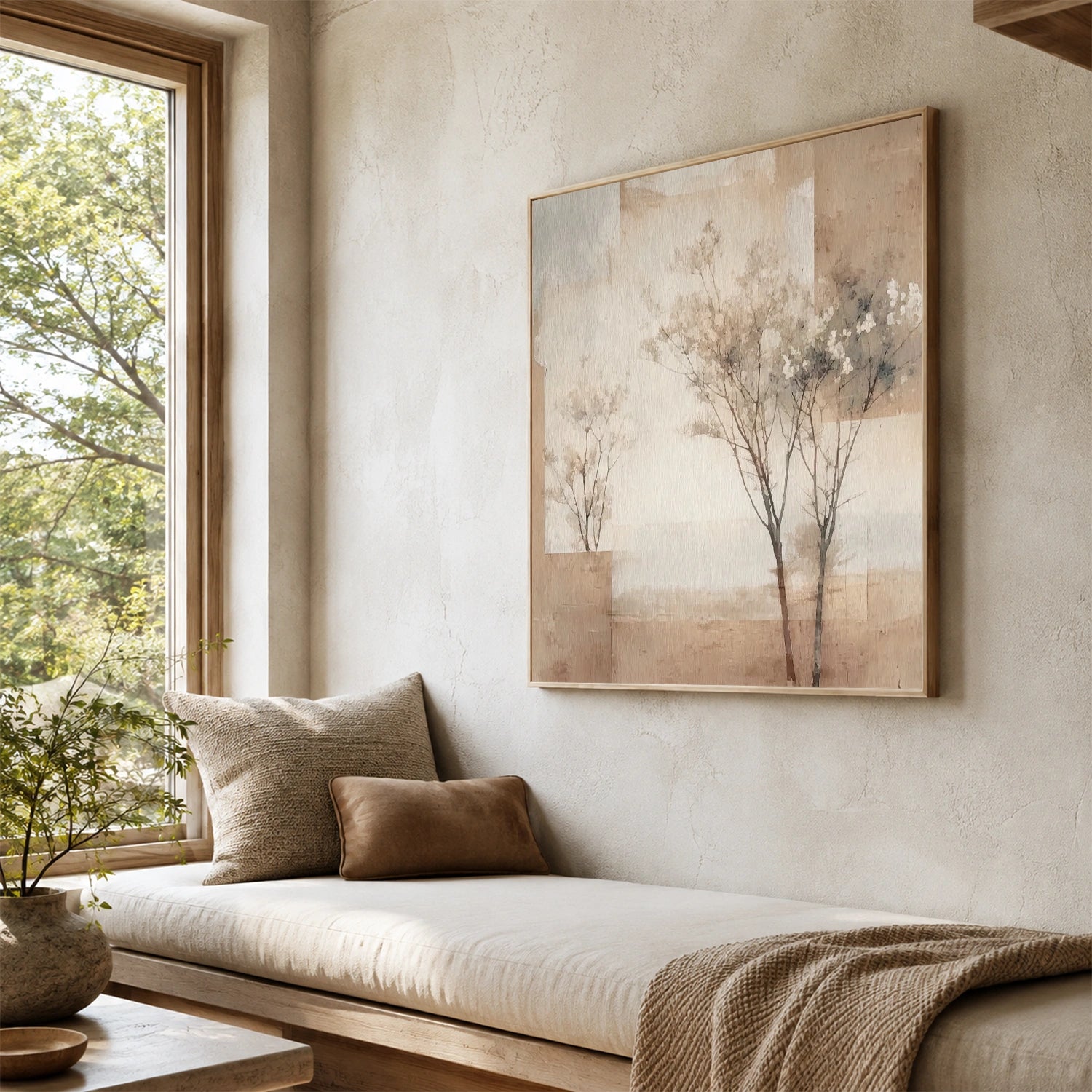 Flower & Tree Abstract Canvas # FT 404