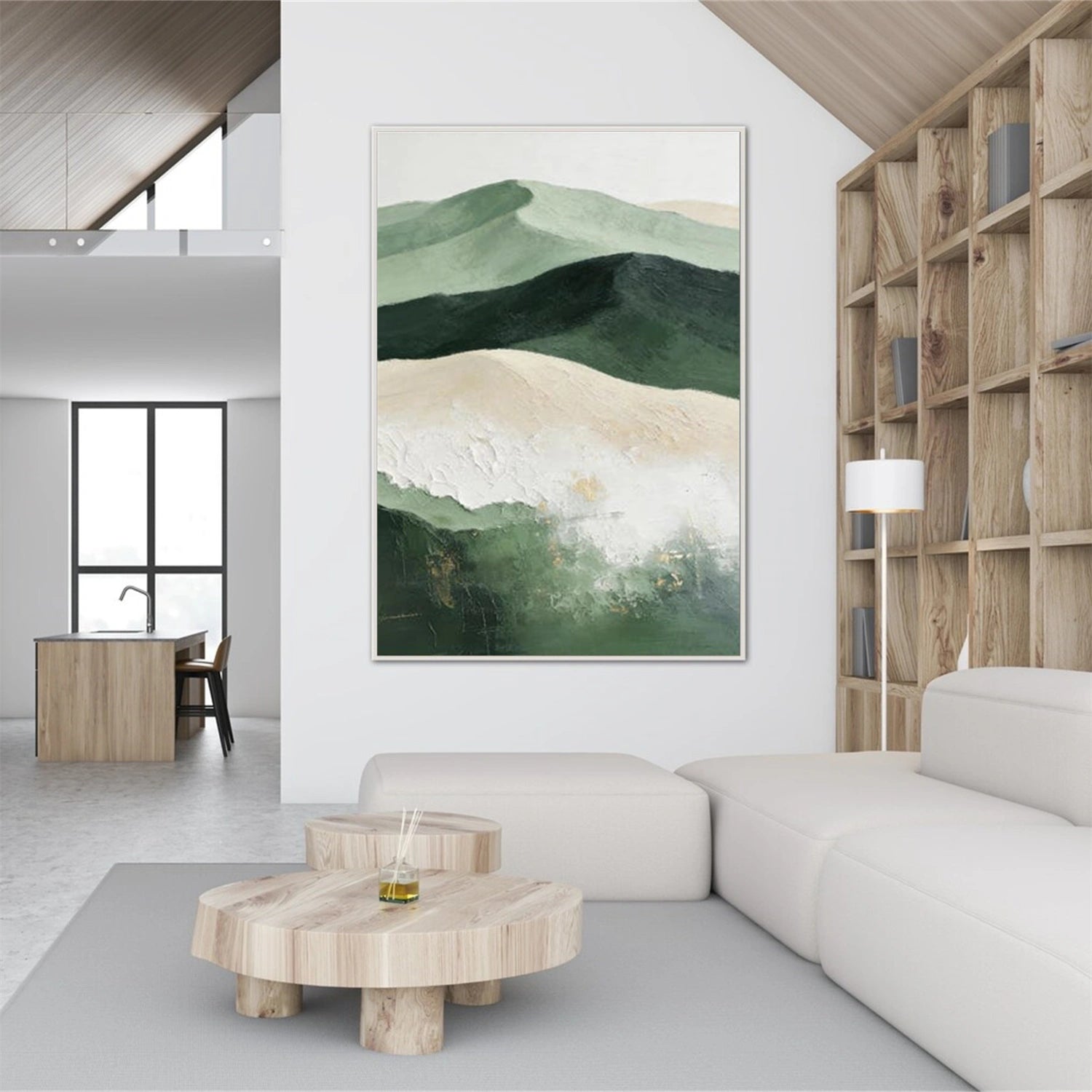 Minimalist Mountain Texture Canvas # MM368