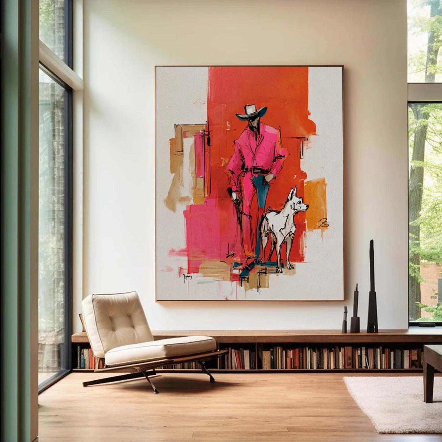 Abstract Portrait Wall Art # PT054
