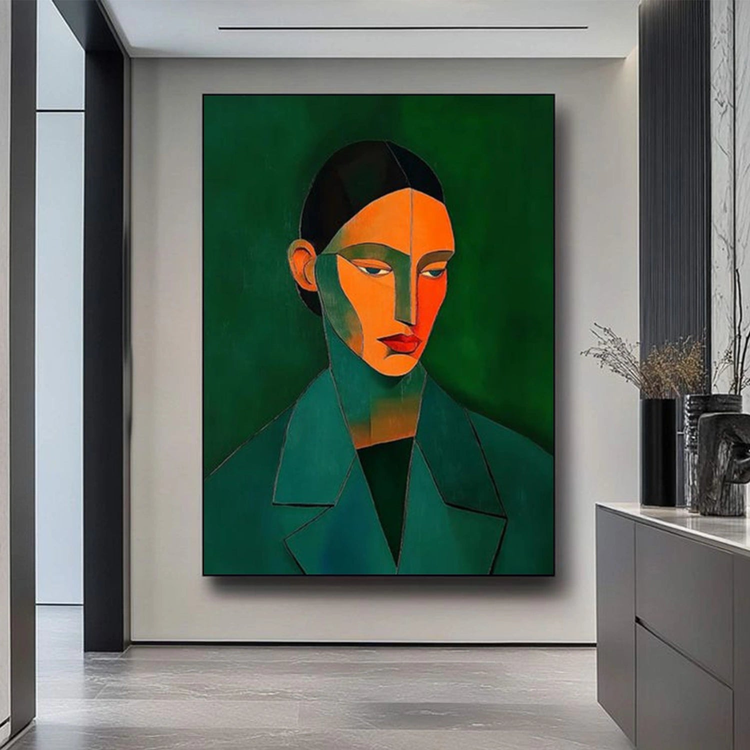 Abstract Portrait Wall Art # PT048