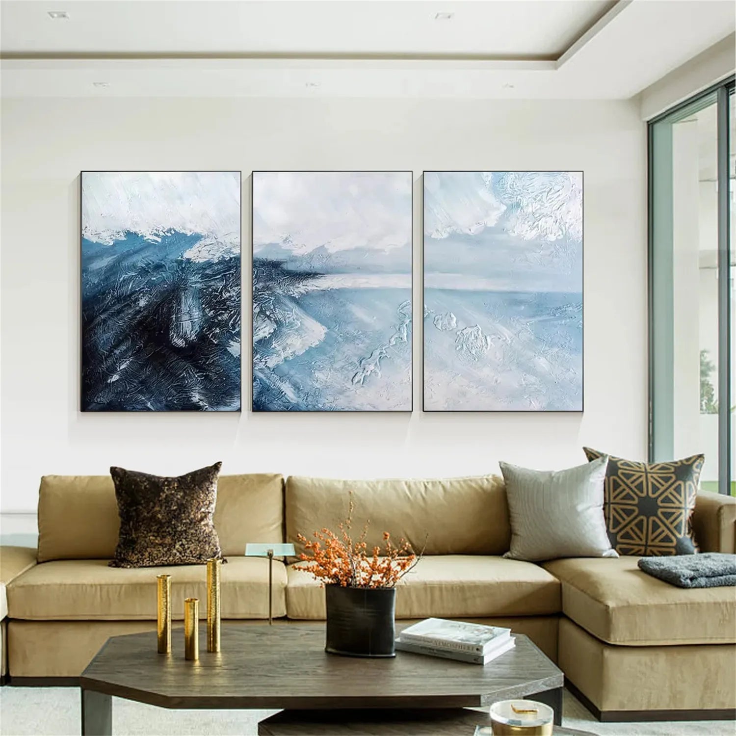 Ocean And Sky Painting Set of 3 #OS 212