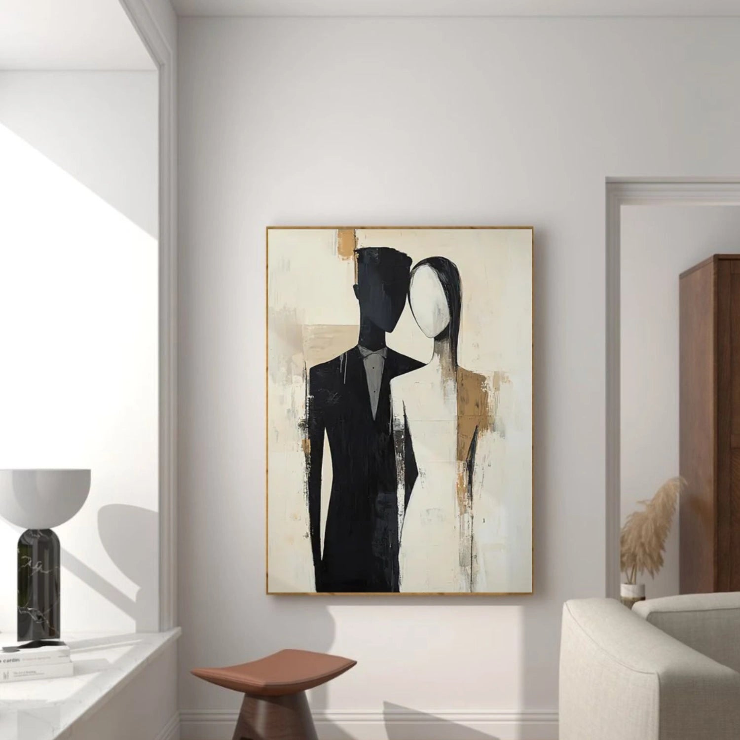 Contemporary Abstract Minimalist Textured Wall Art #CW049