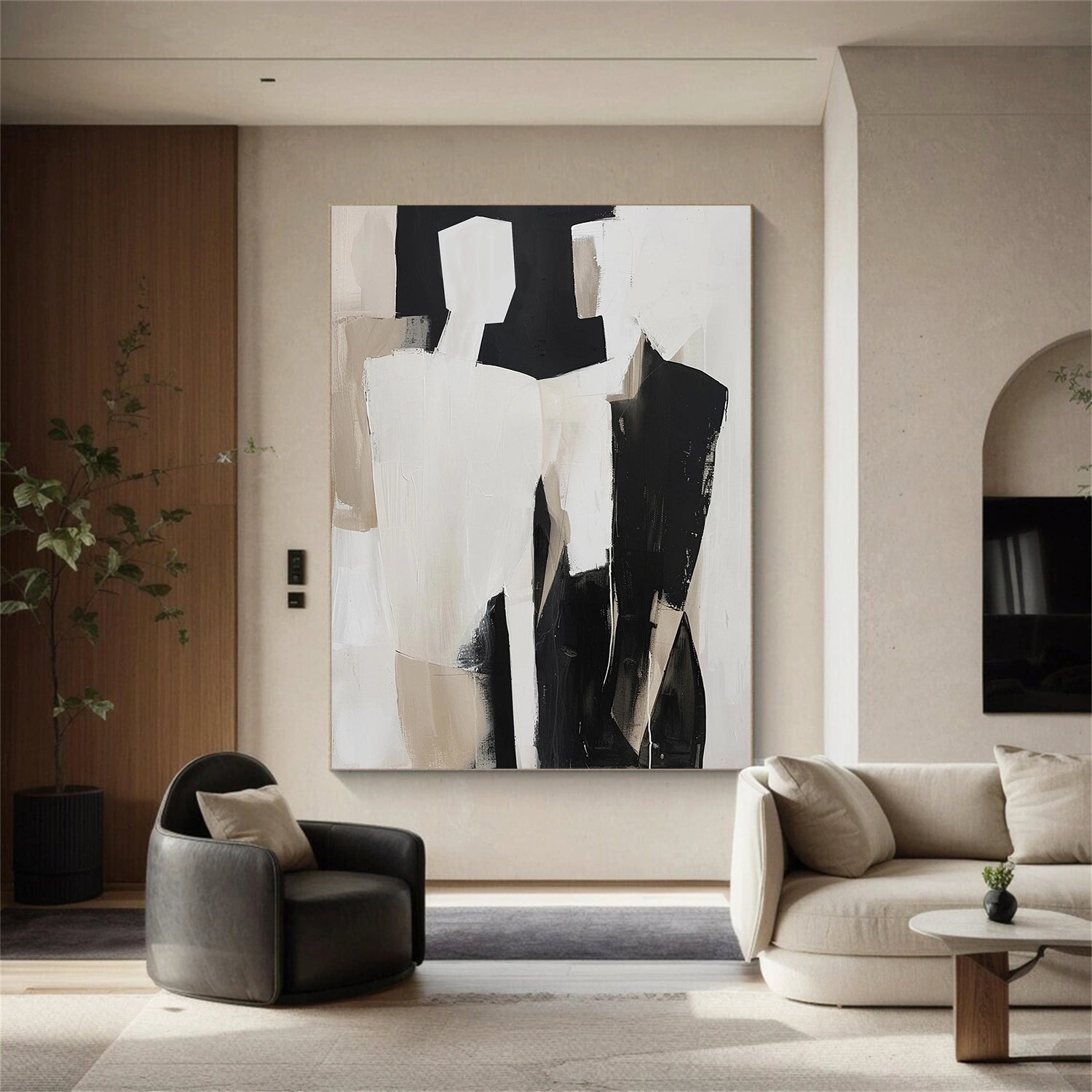 Contemporaty Abstract Minimalist Wall Art #CW008