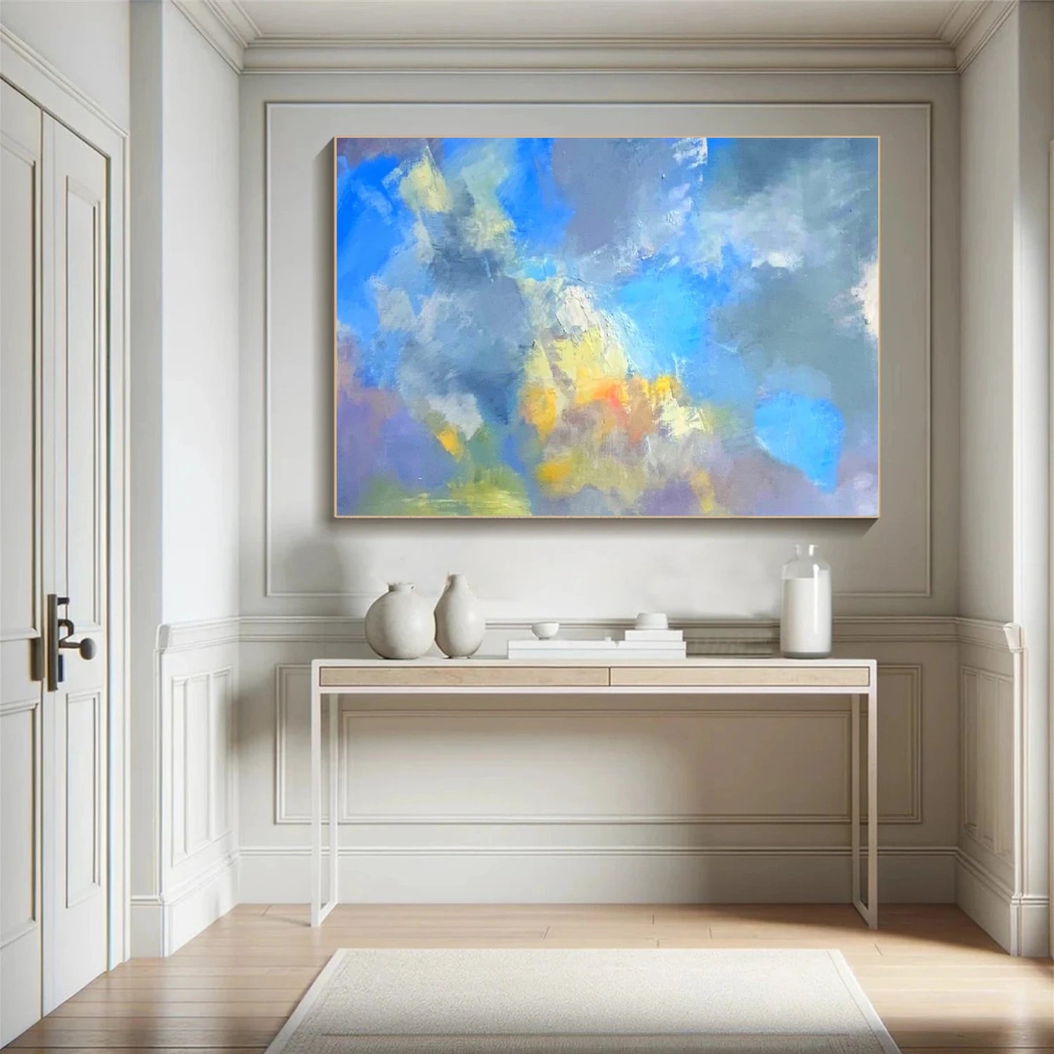 Colorful Abstract Textured Wall Art #AB 514
