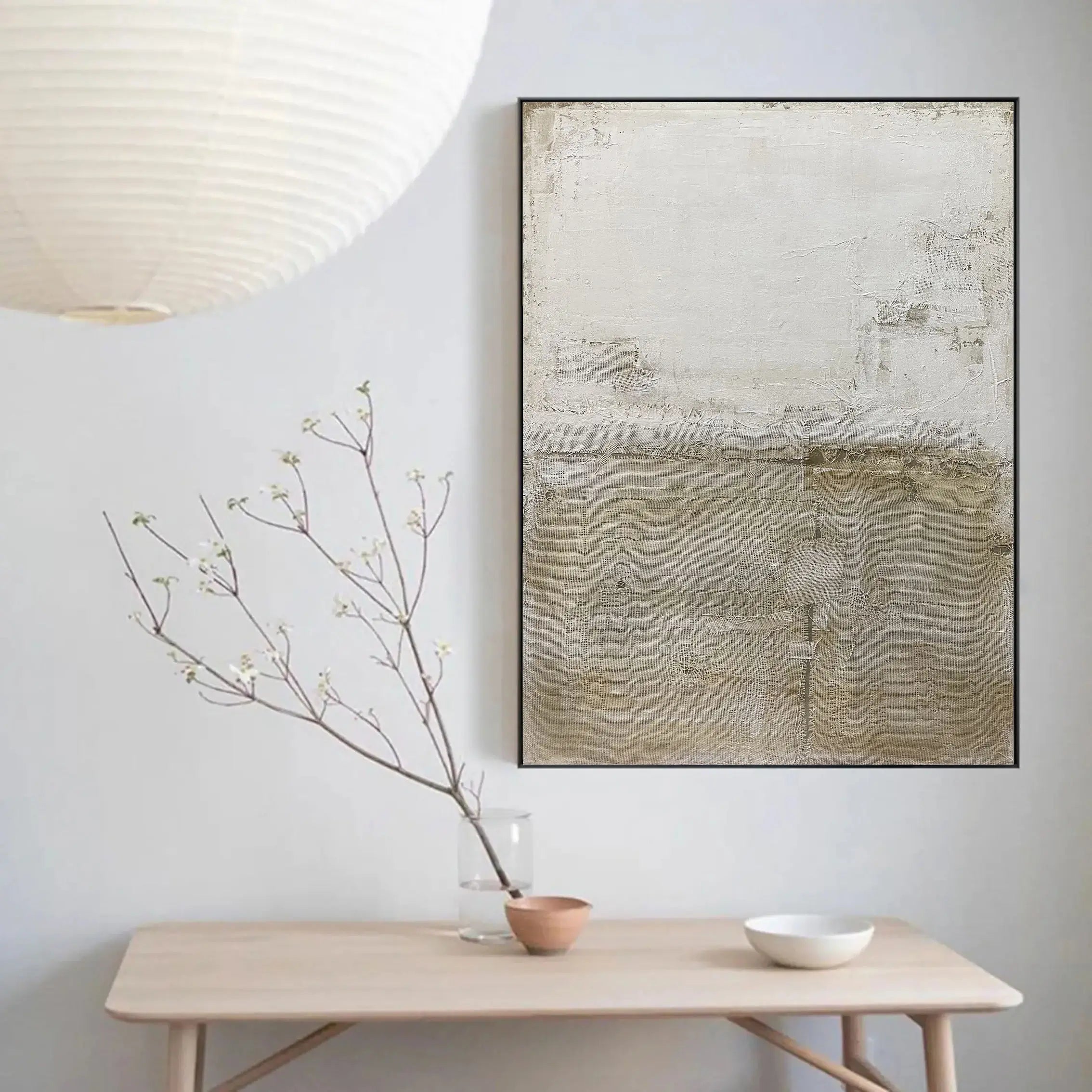 Minimalistic Balance Canvas Painting #MM069