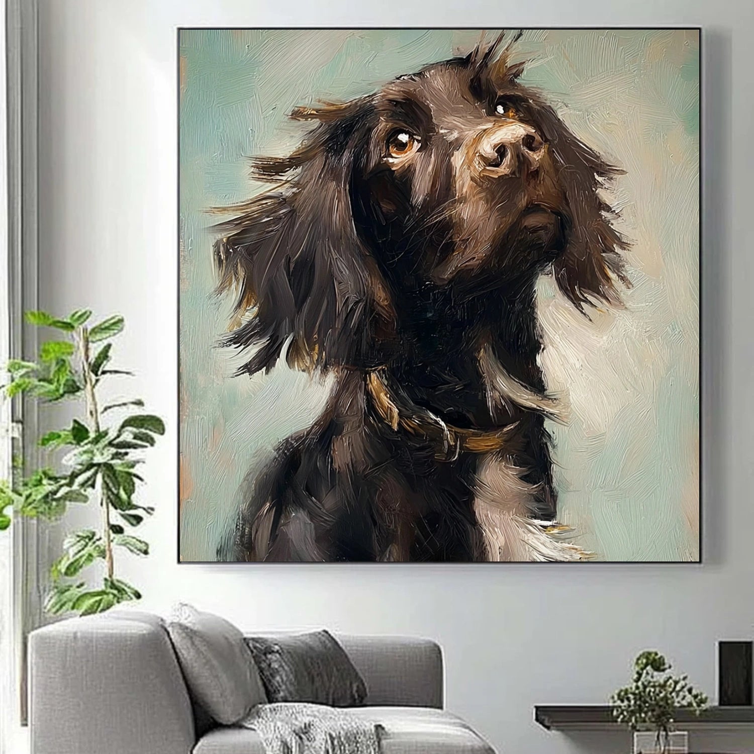 Abstract Animal Texture Canvas Art #AP227
