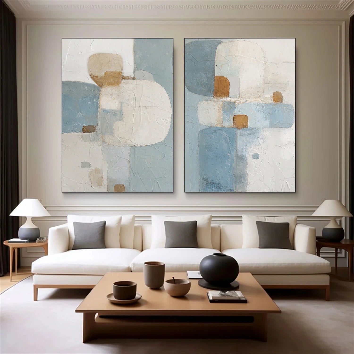 Wabi Sabi Set of 2 Wall Art #WS347