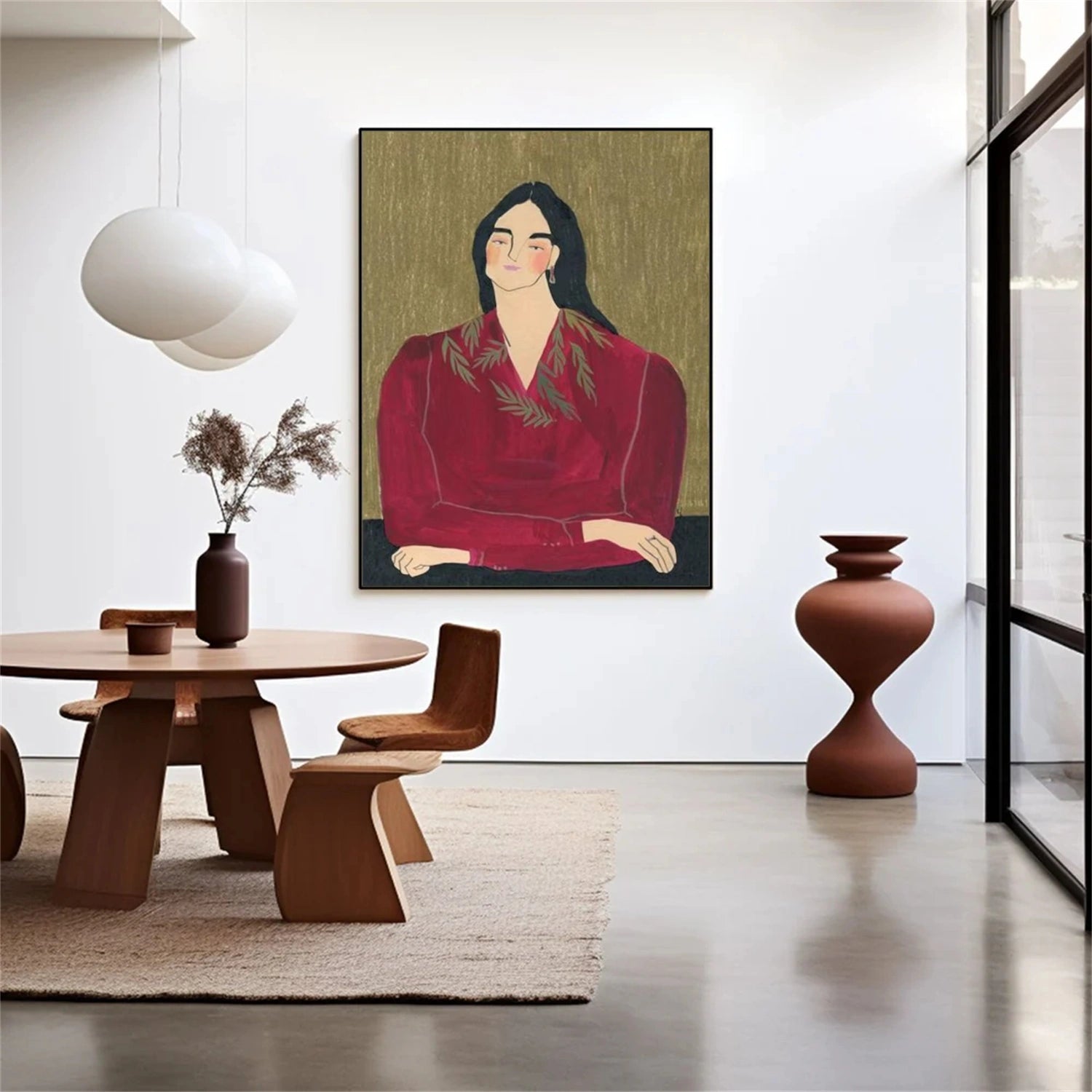 Abstract Portrait Wall Art #PT016