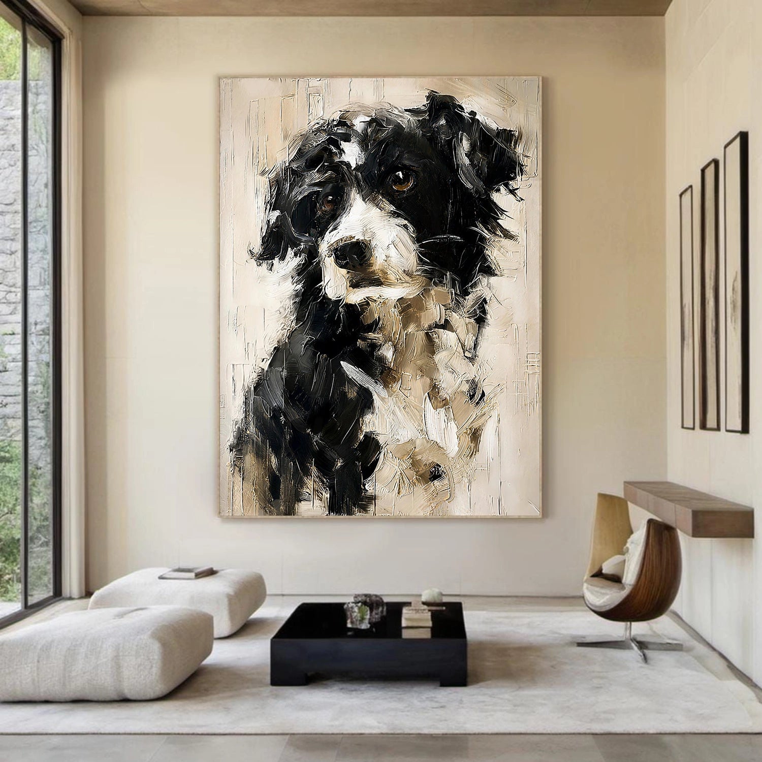 Abstract Animal Canvas Art #AP224