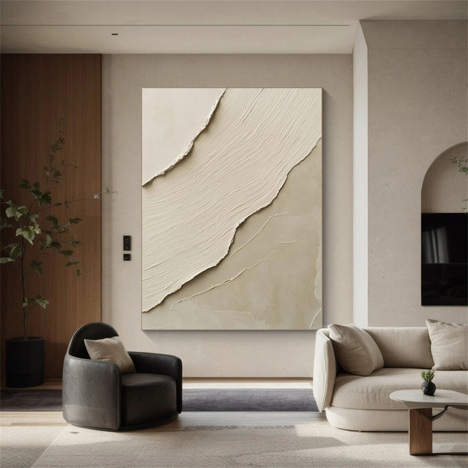 Minimalist Textured Canvas  #MM384