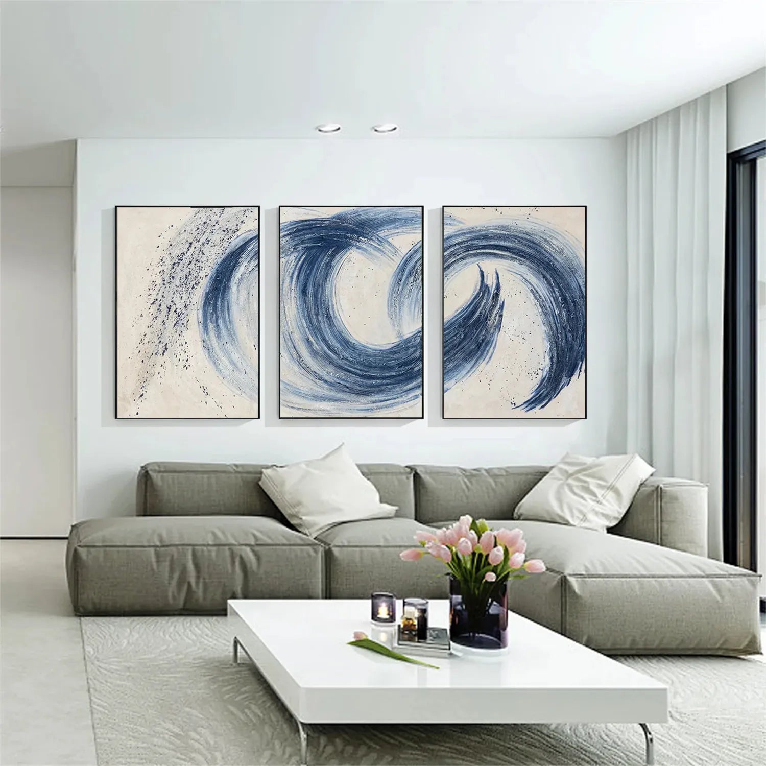 Abstract Painting Set of 3 #AB217