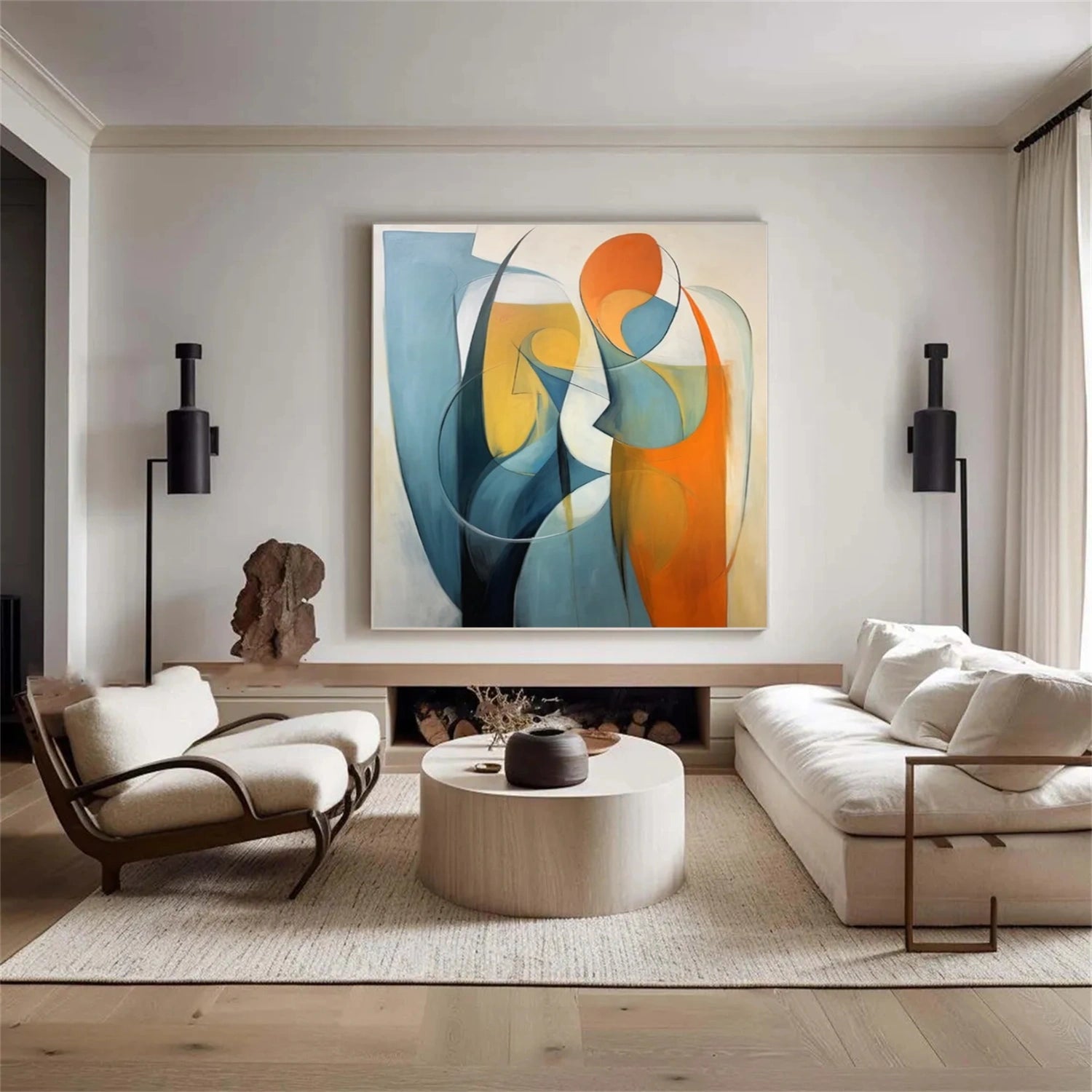Contemporary Abstract Minimalist Wall Art #CW031