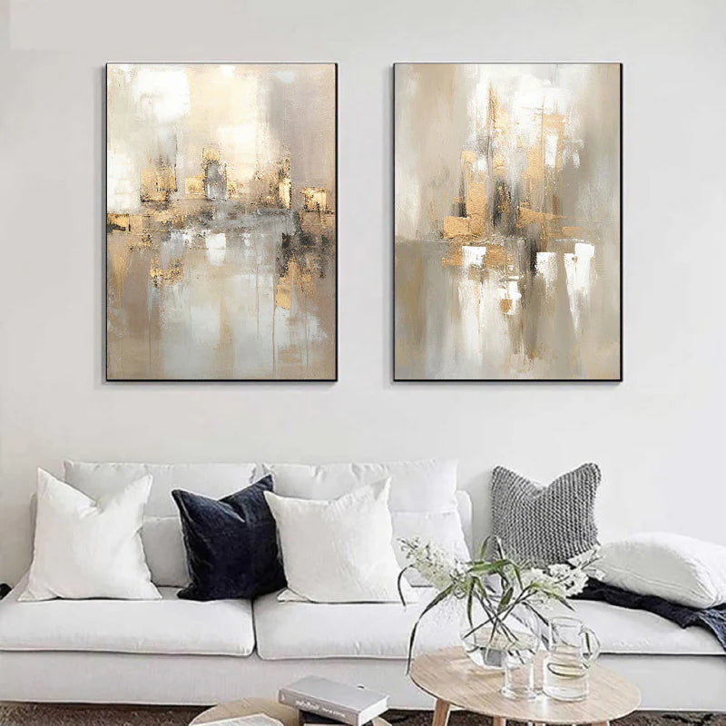 Abstract Painting Set of 2 #AB 137