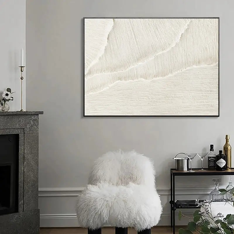 Plaster Art Minimalist Textured Painting #MM016