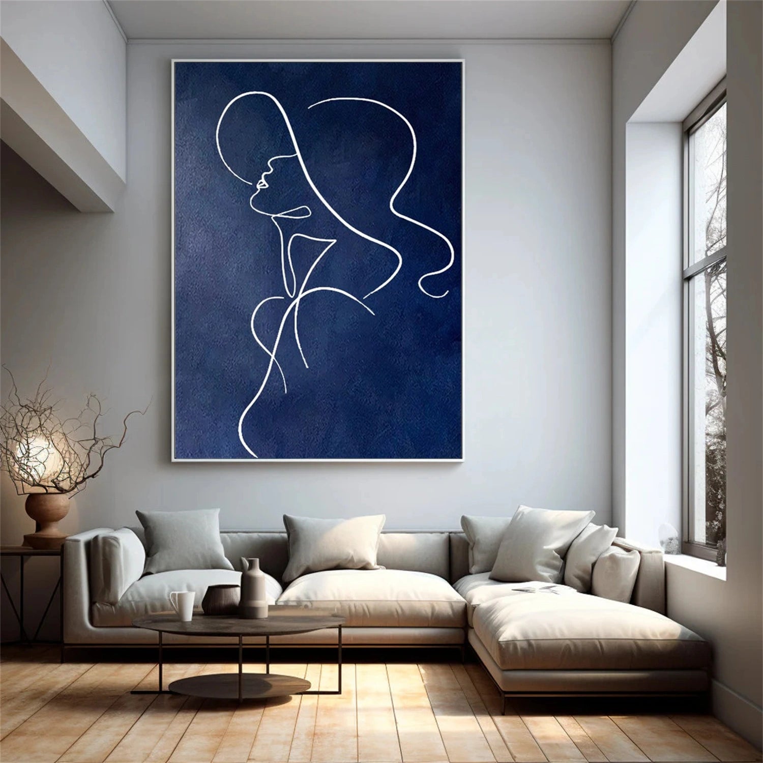 Abstract Portrait  Wall Art #PT029