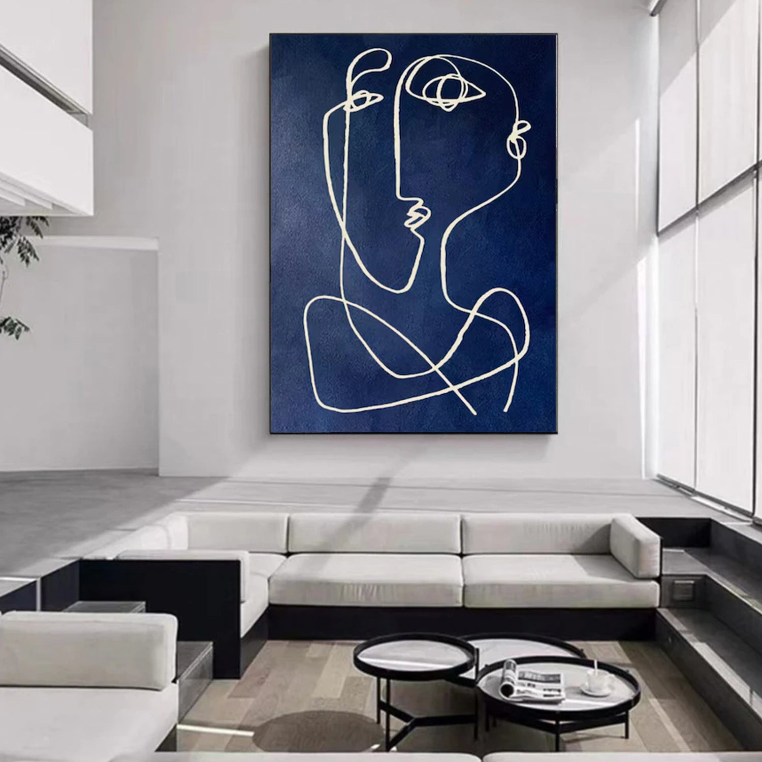 Abstract Portrait  Wall Art #PT028