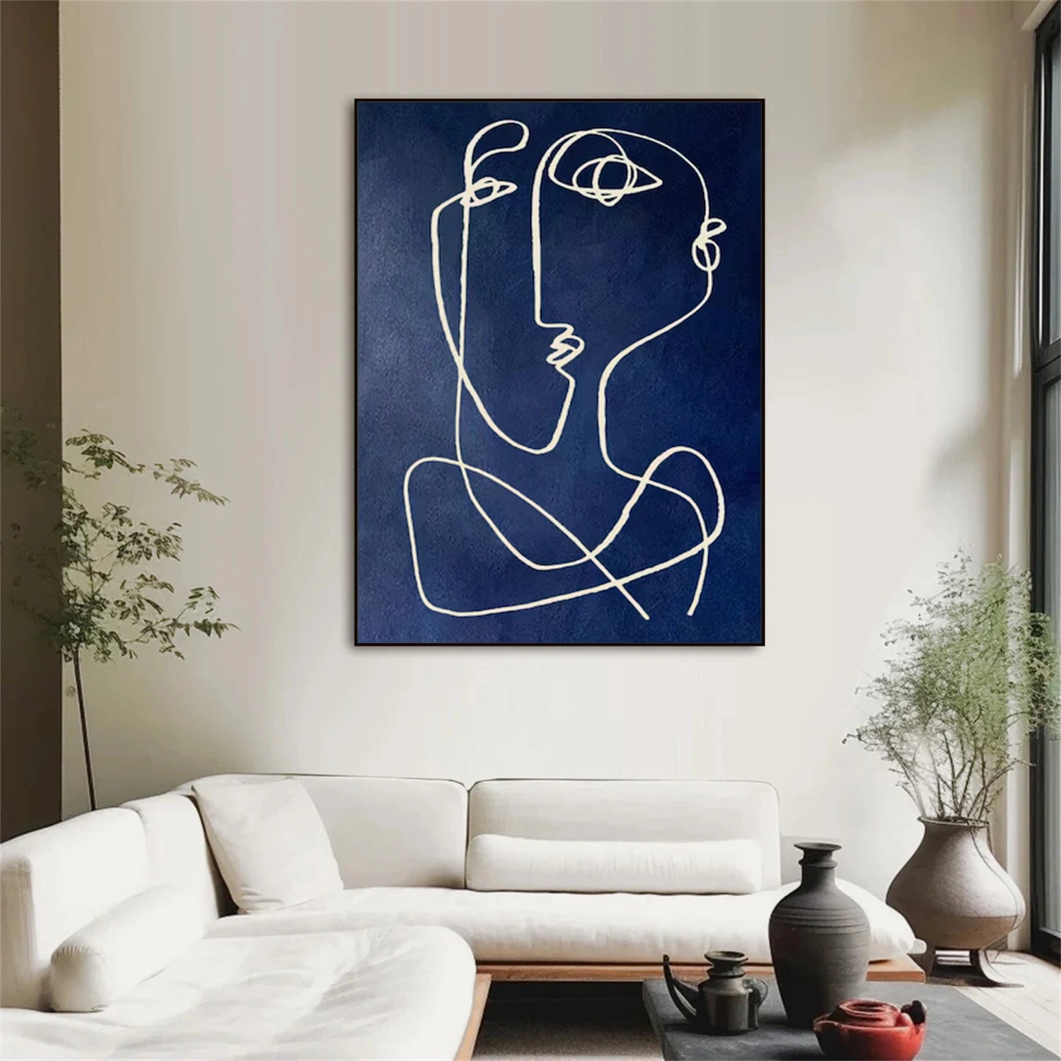 Abstract Portrait  Wall Art #PT028