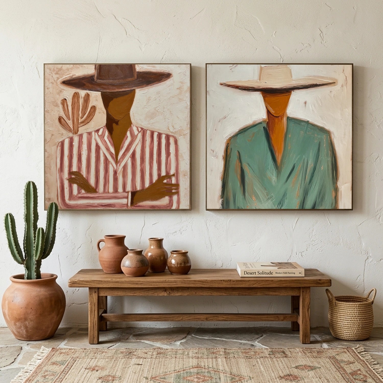 Americana Wall Art Square Set of 2 #VE009
