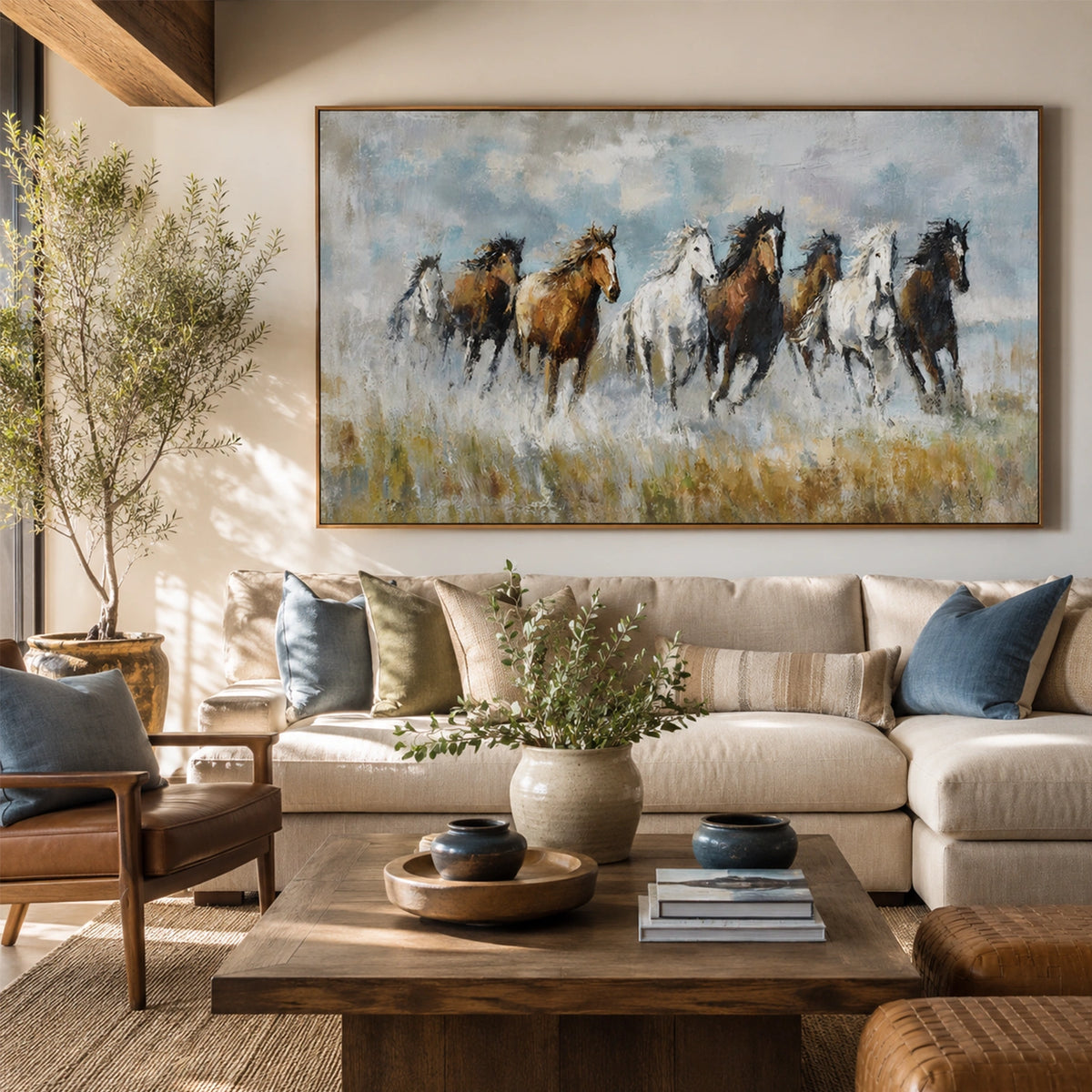 Abstract Animal Canvas Art #AP255