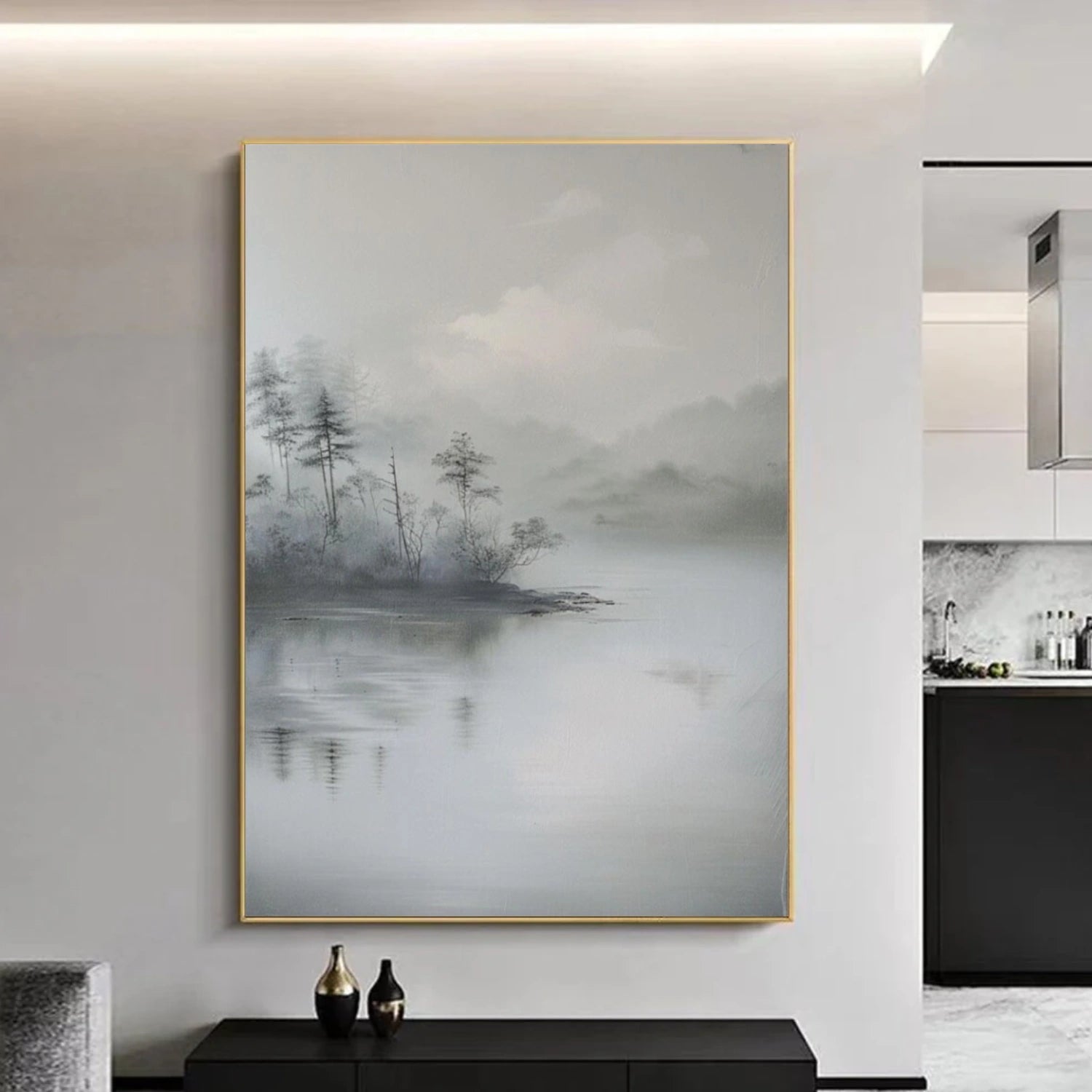 Flower & Tree Abstract Canvas Art #FT 283