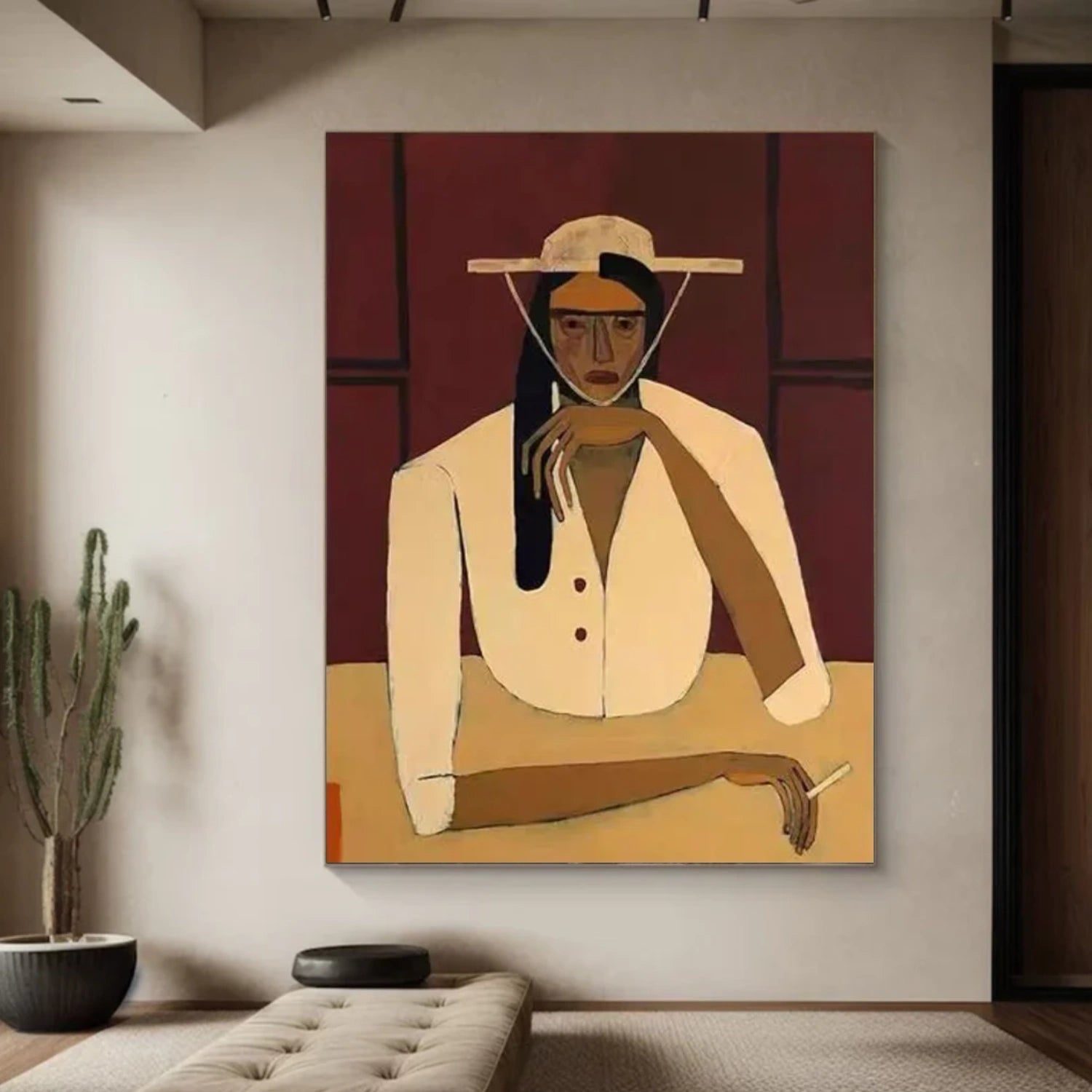 Abstract Portrait Wall Art #PT034