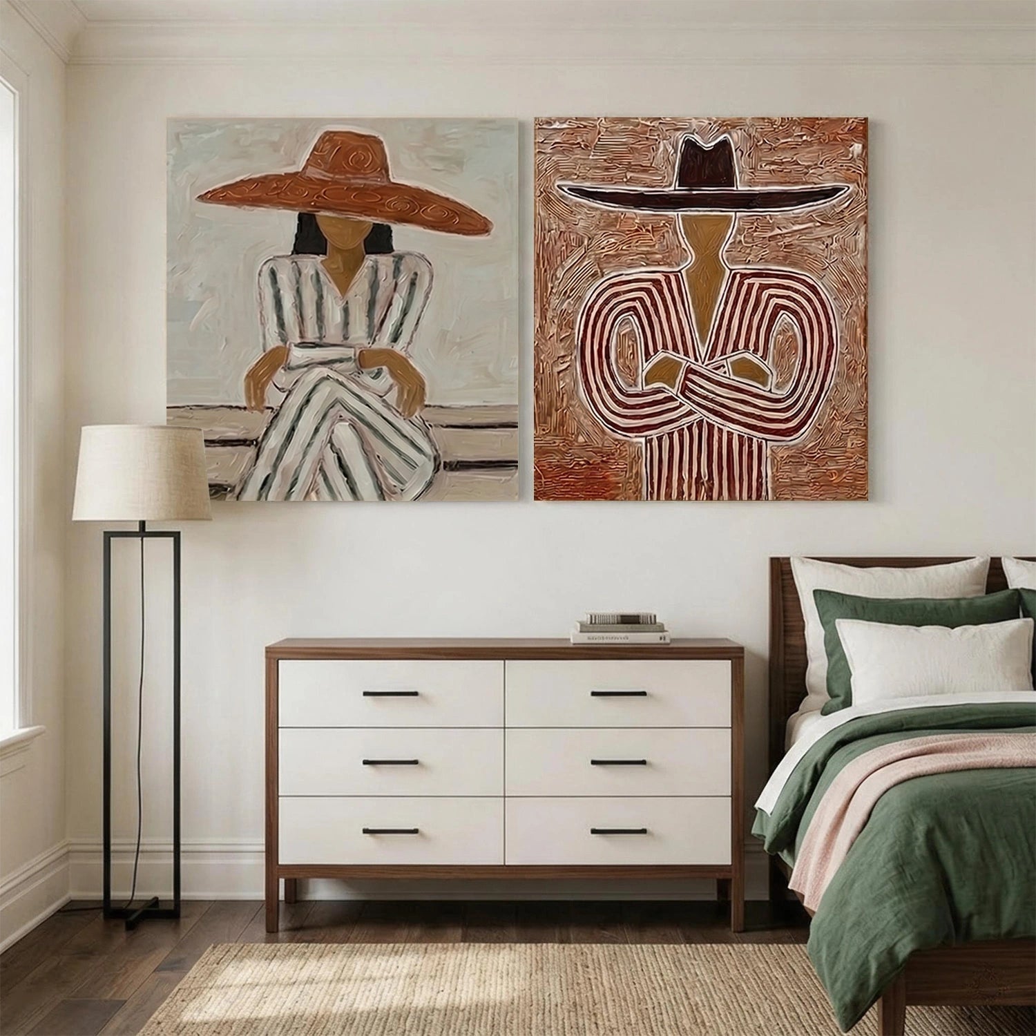 Americana Wall Art Set of 2  #VE072