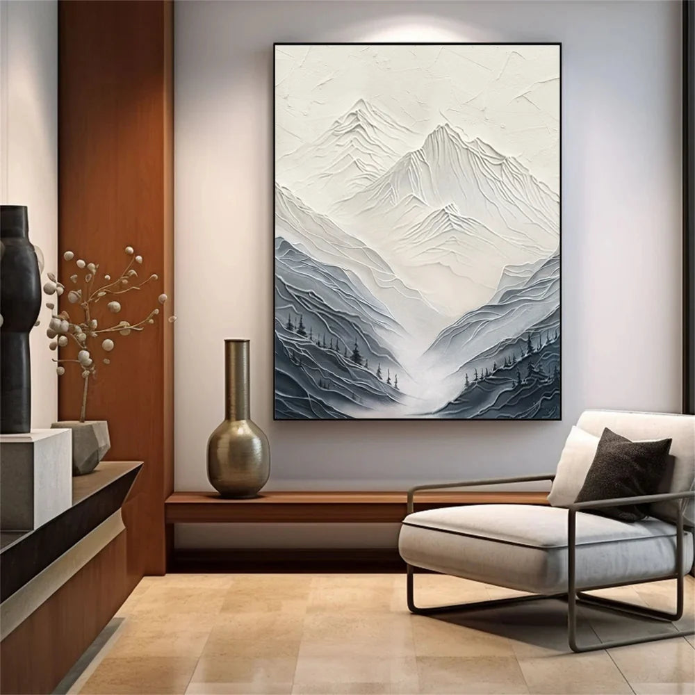 3D Textured Plaster Art Minimalist Wall Art #MM307