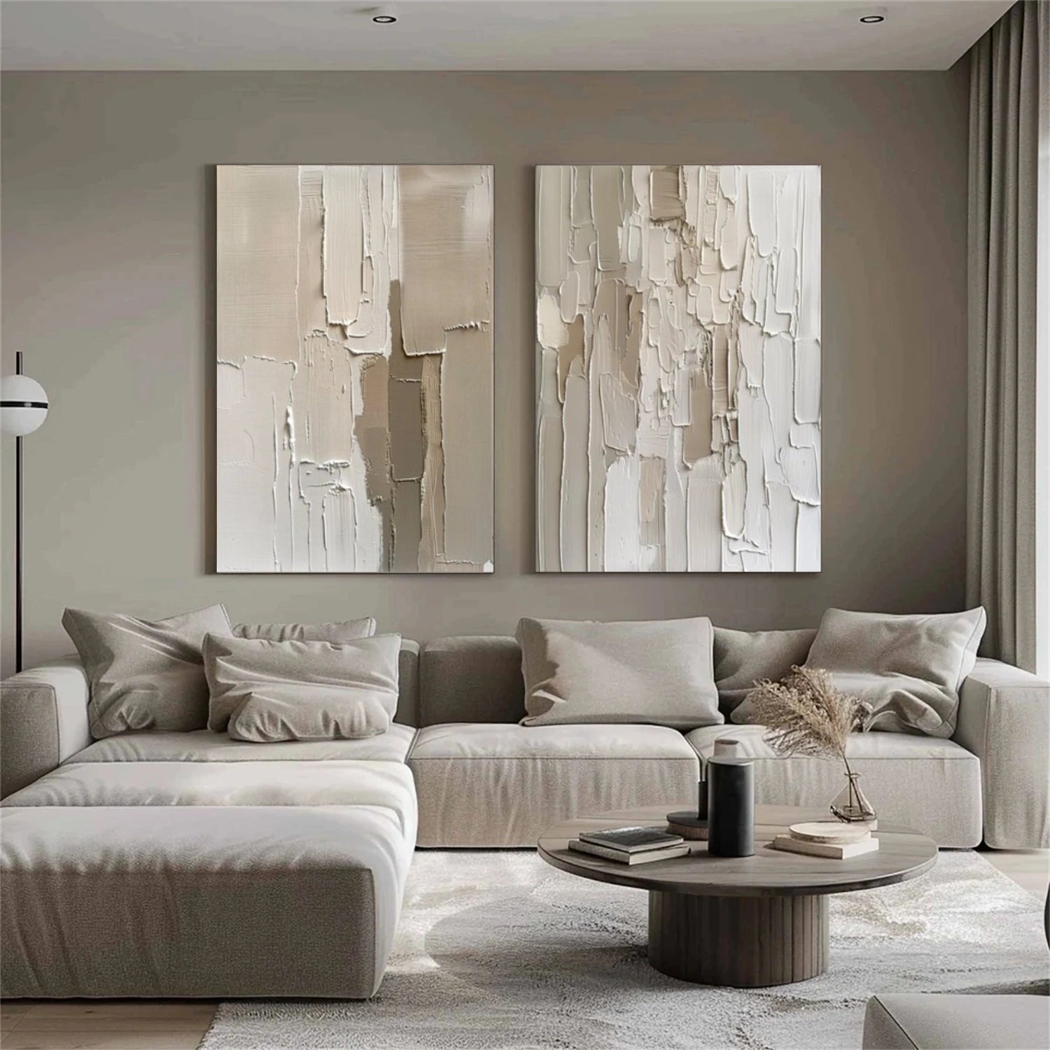 Abstract Texture  Set of 2 Wall Art #AB549