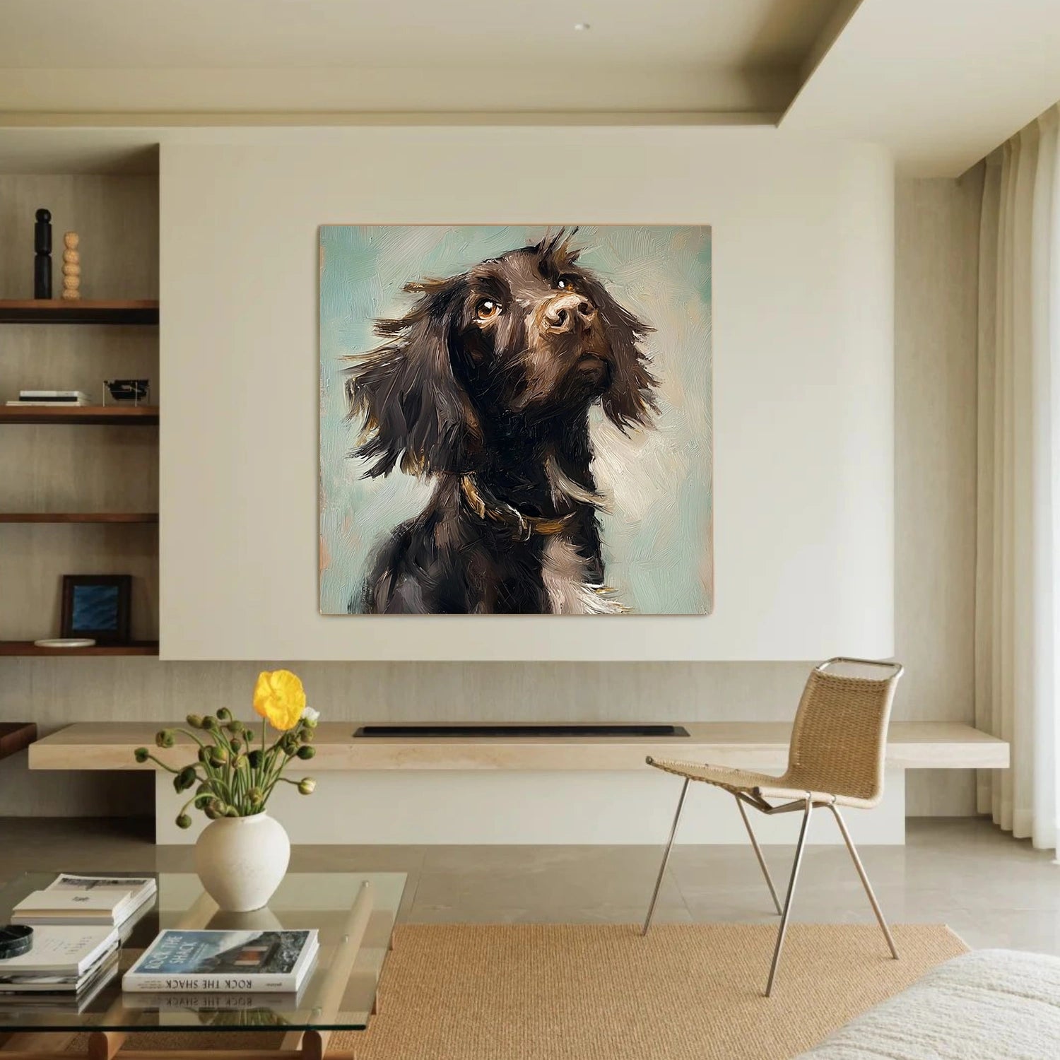 Abstract Animal Texture Canvas Art #AP227