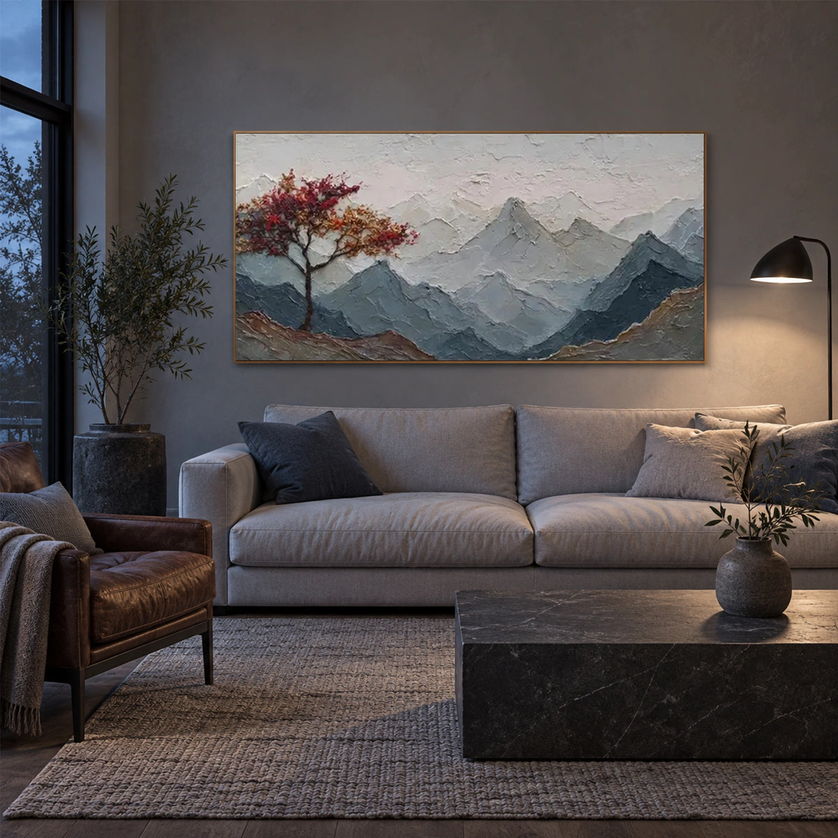 Minimalist Mountain Canvas #MM482