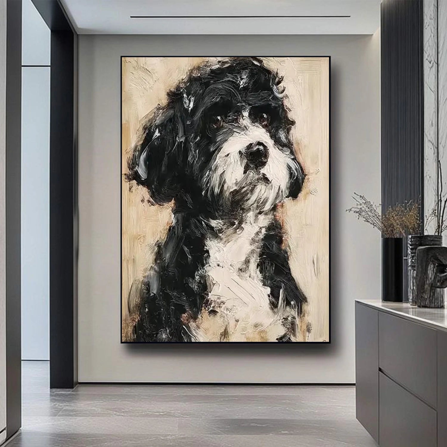 Abstract Animal Canvas Art #AP222