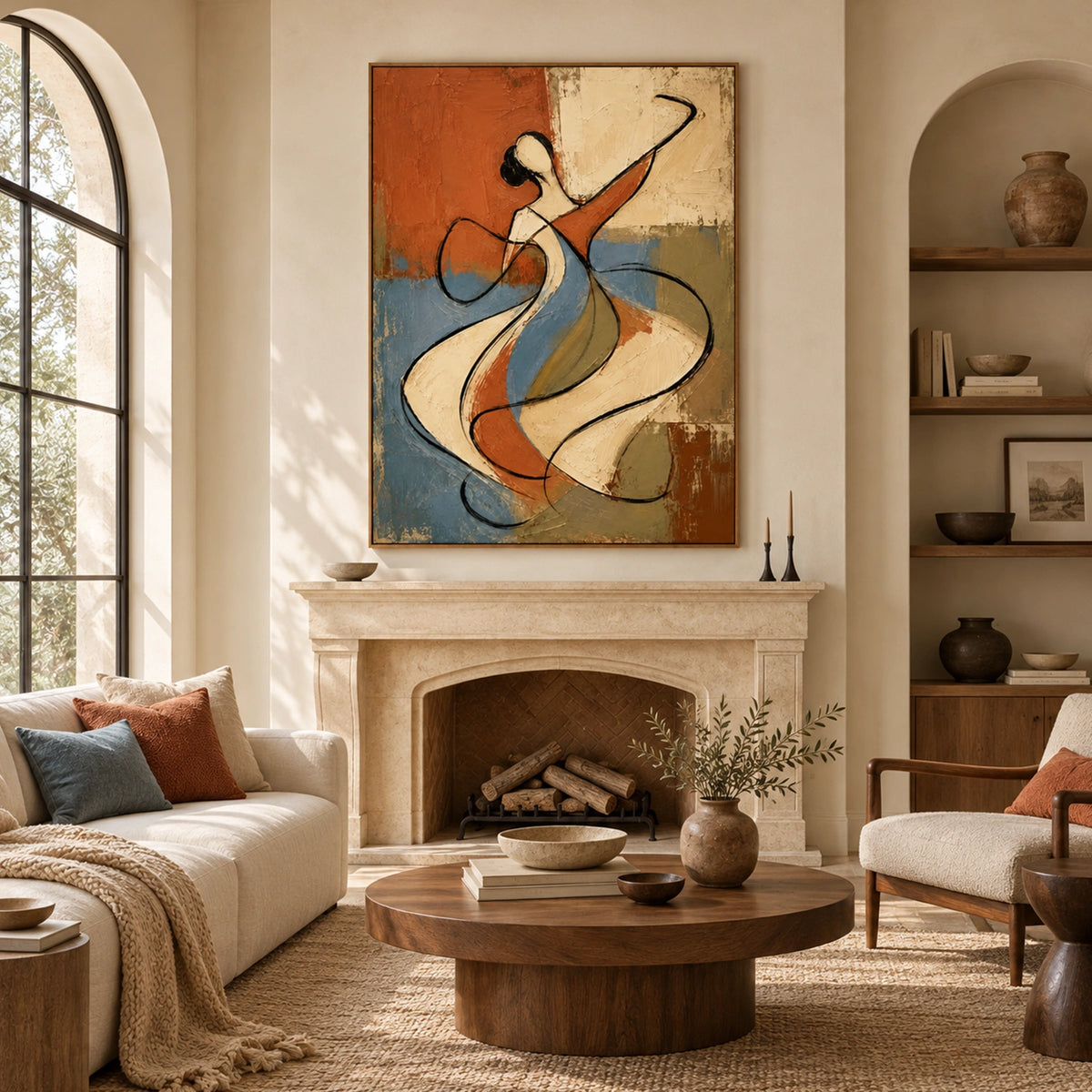 Abstract Portrait Wall Art #PT108